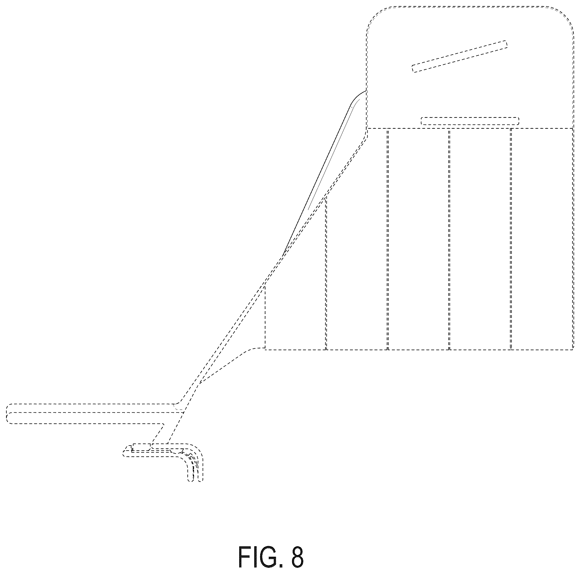 Patent USD1078059 Figure 8 – Holder with pads or portion thereof