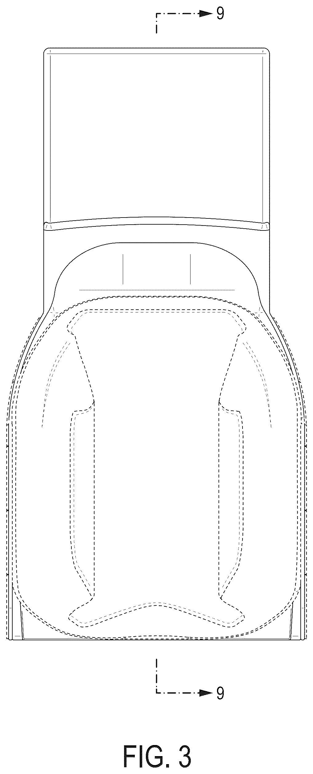 Patent USD1078060 Figure 3 – Holder with pads or portion thereof