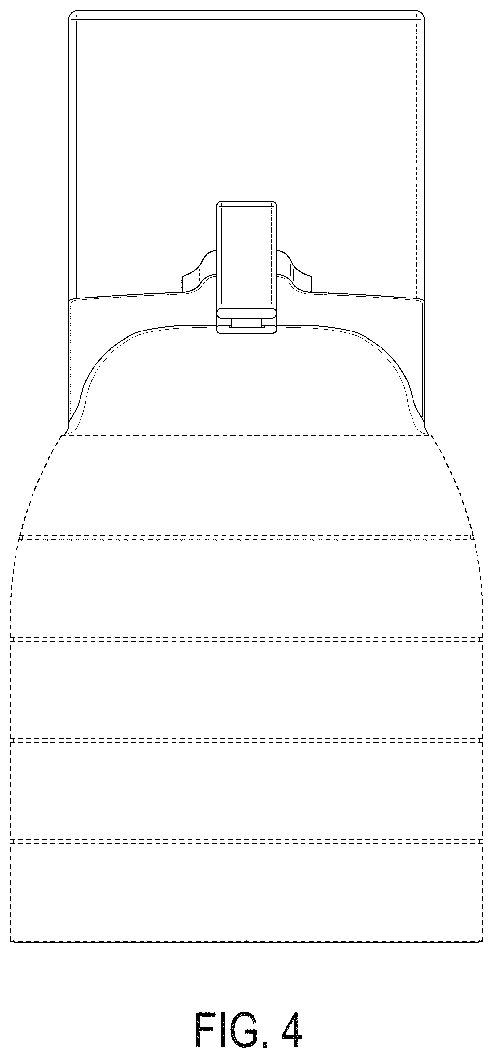 Patent USD1078060 Figure 4 – Holder with pads or portion thereof