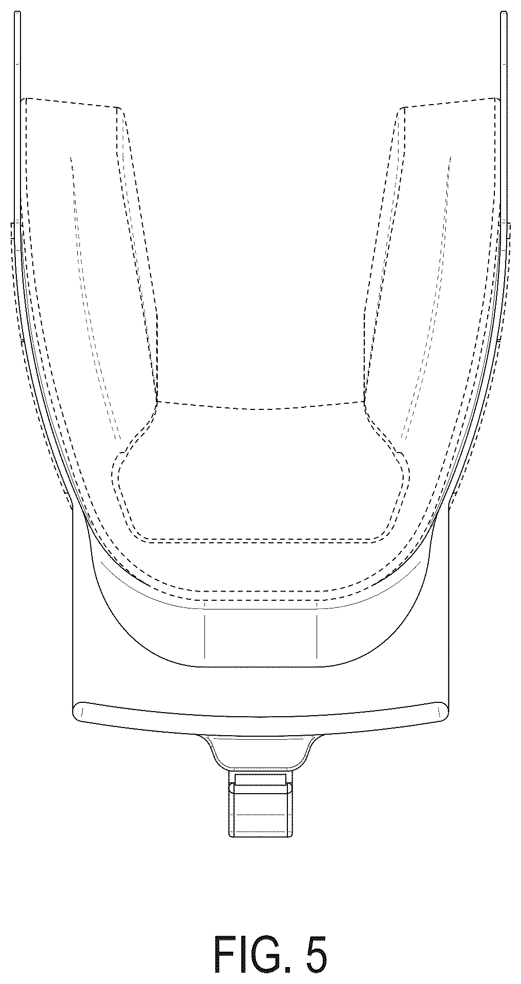 Patent USD1078060 Figure 5 – Holder with pads or portion thereof