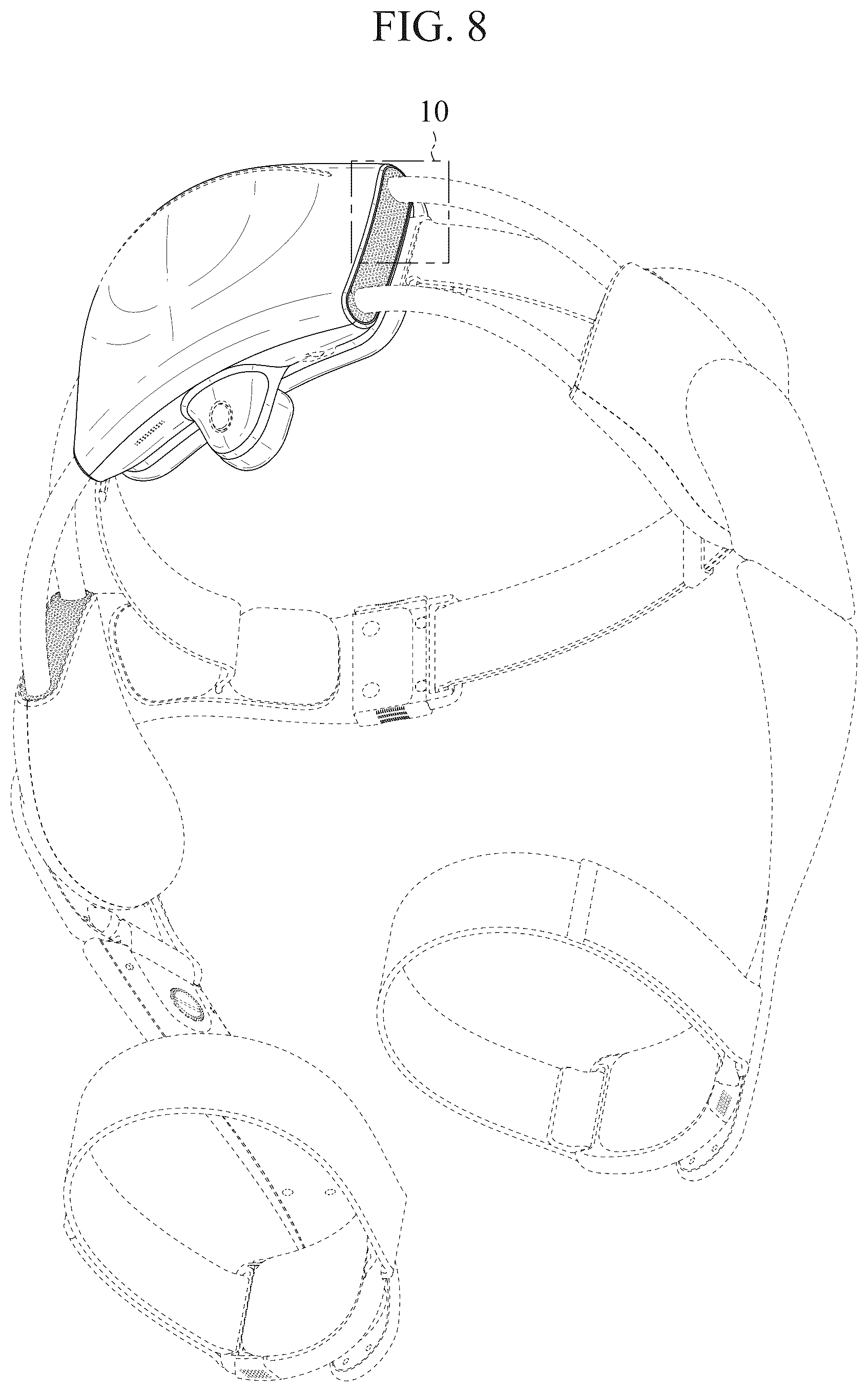Patent USD1078067 Figure 8 – Wearable robot