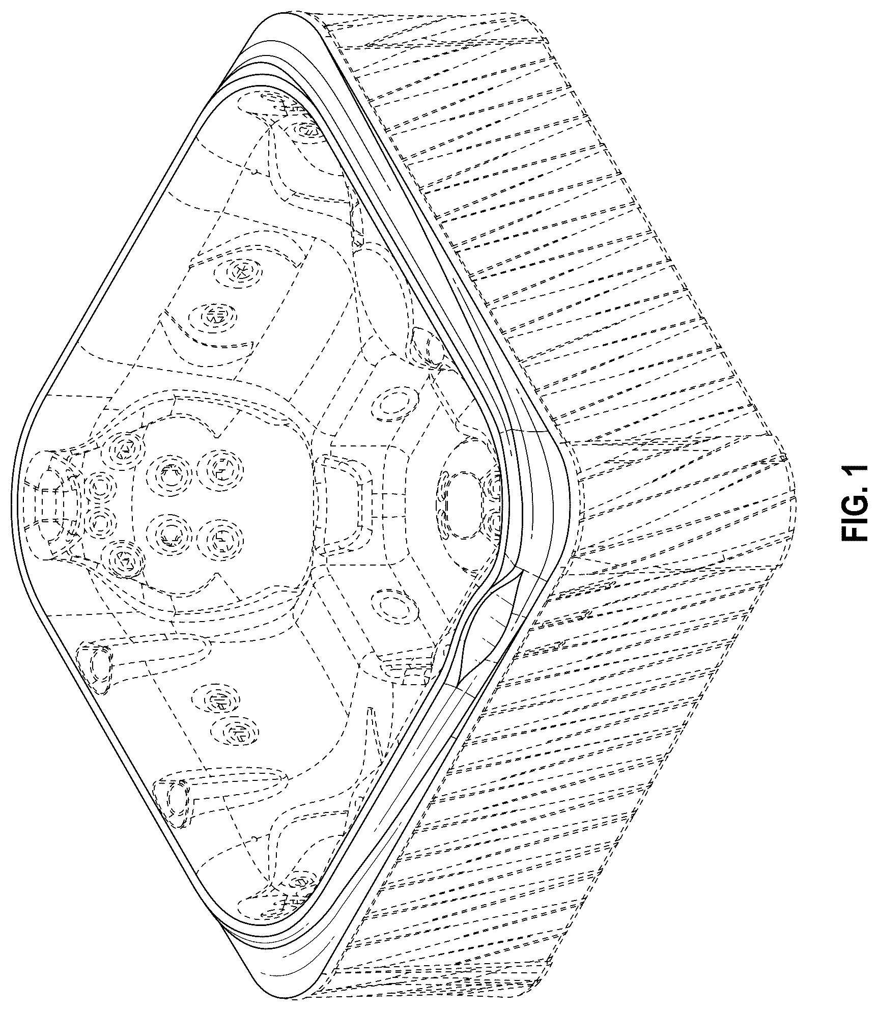 Patent USD1078070 Figure 1 – Spa