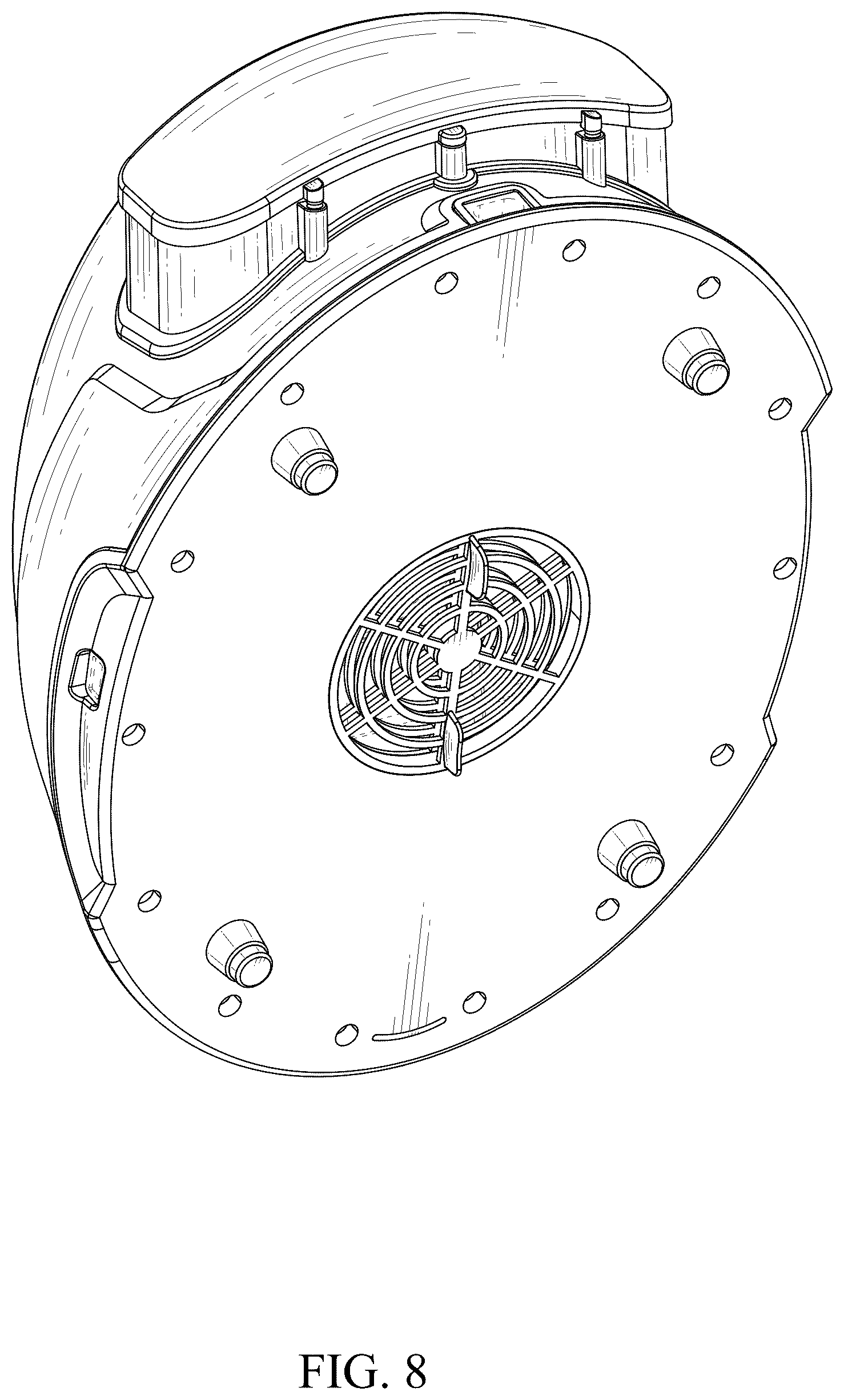 Patent USD1078071 Figure 8 – Nursing machine