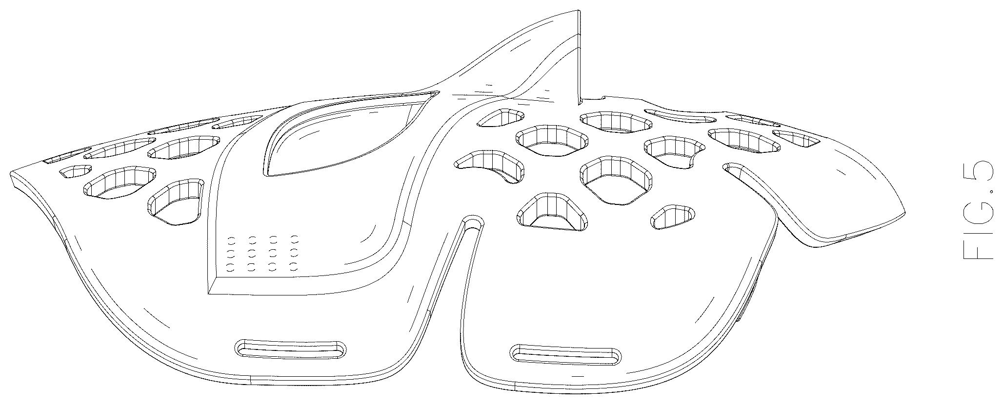 Patent USD1078073 Figure 5 – Led mask