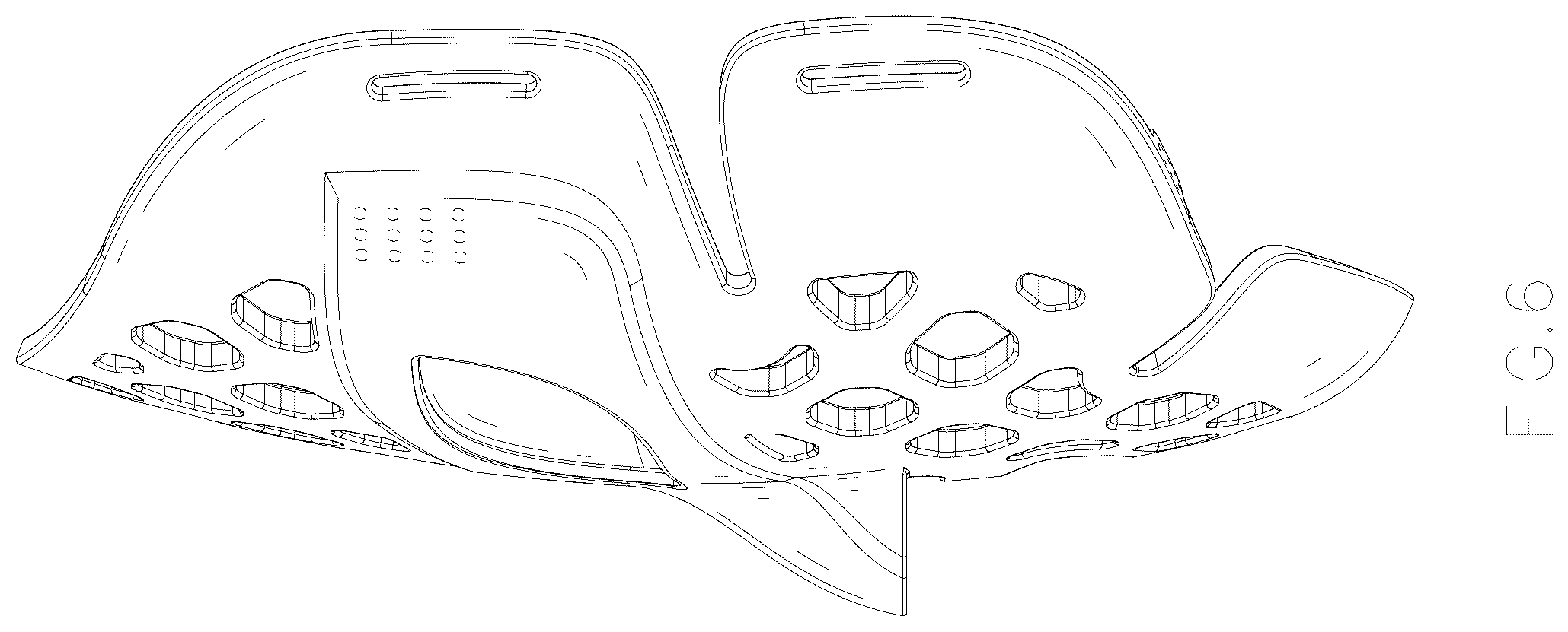 Patent USD1078073 Figure 6 – Led mask
