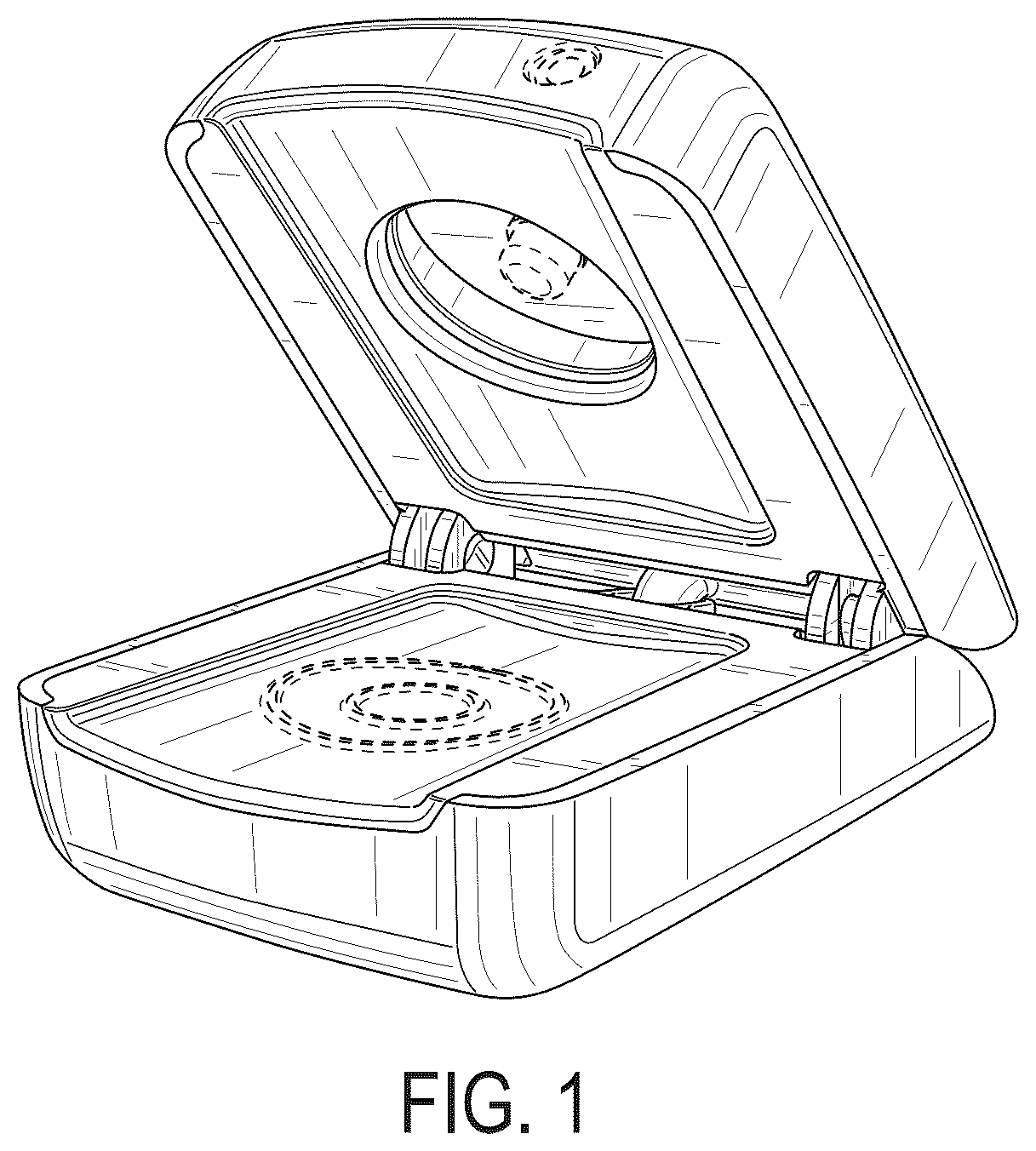 Patent USD1078075 Figure 1 – Treatment device
