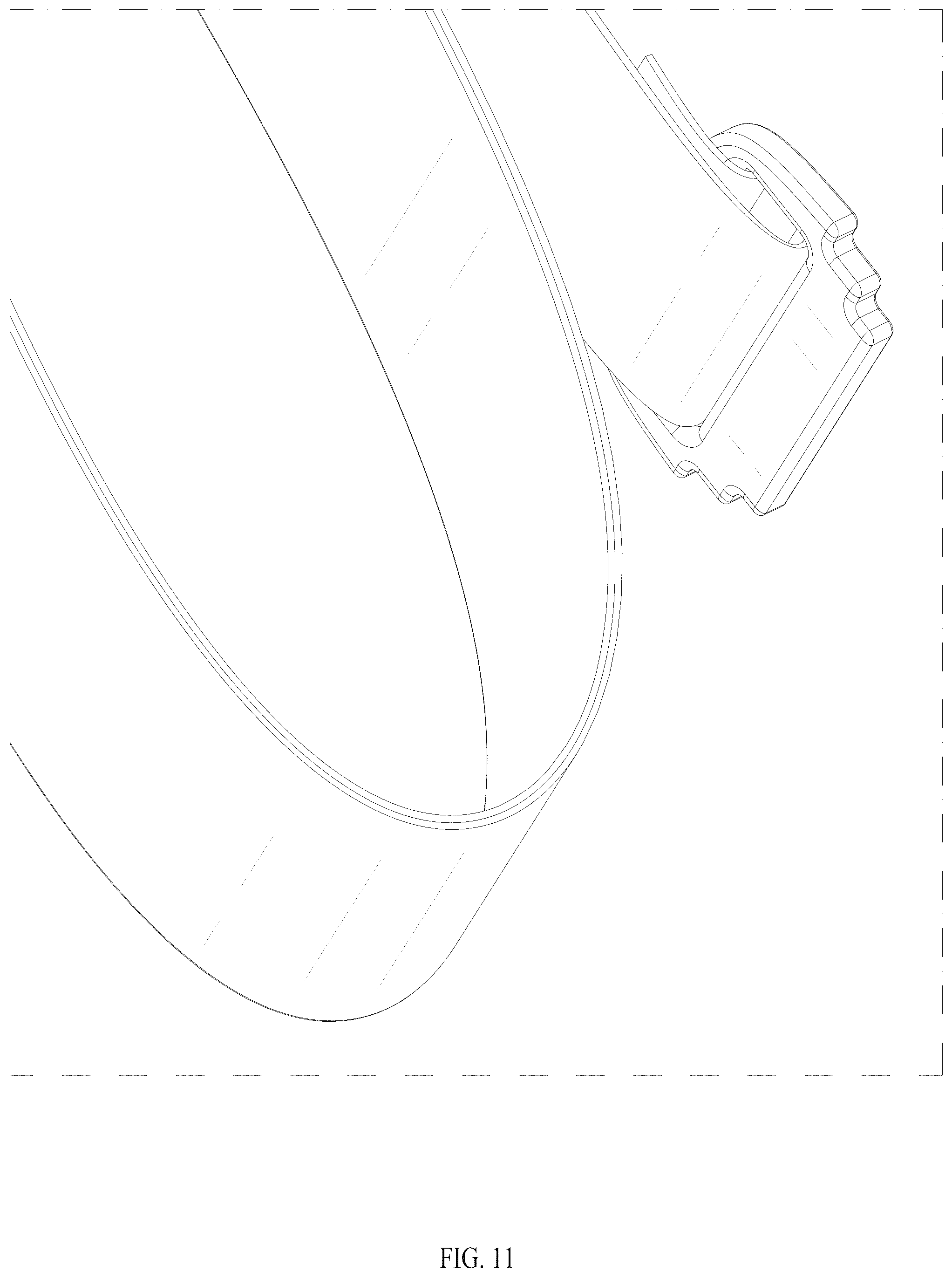 Patent USD1078076 Figure 10 – Massage shoulder strap