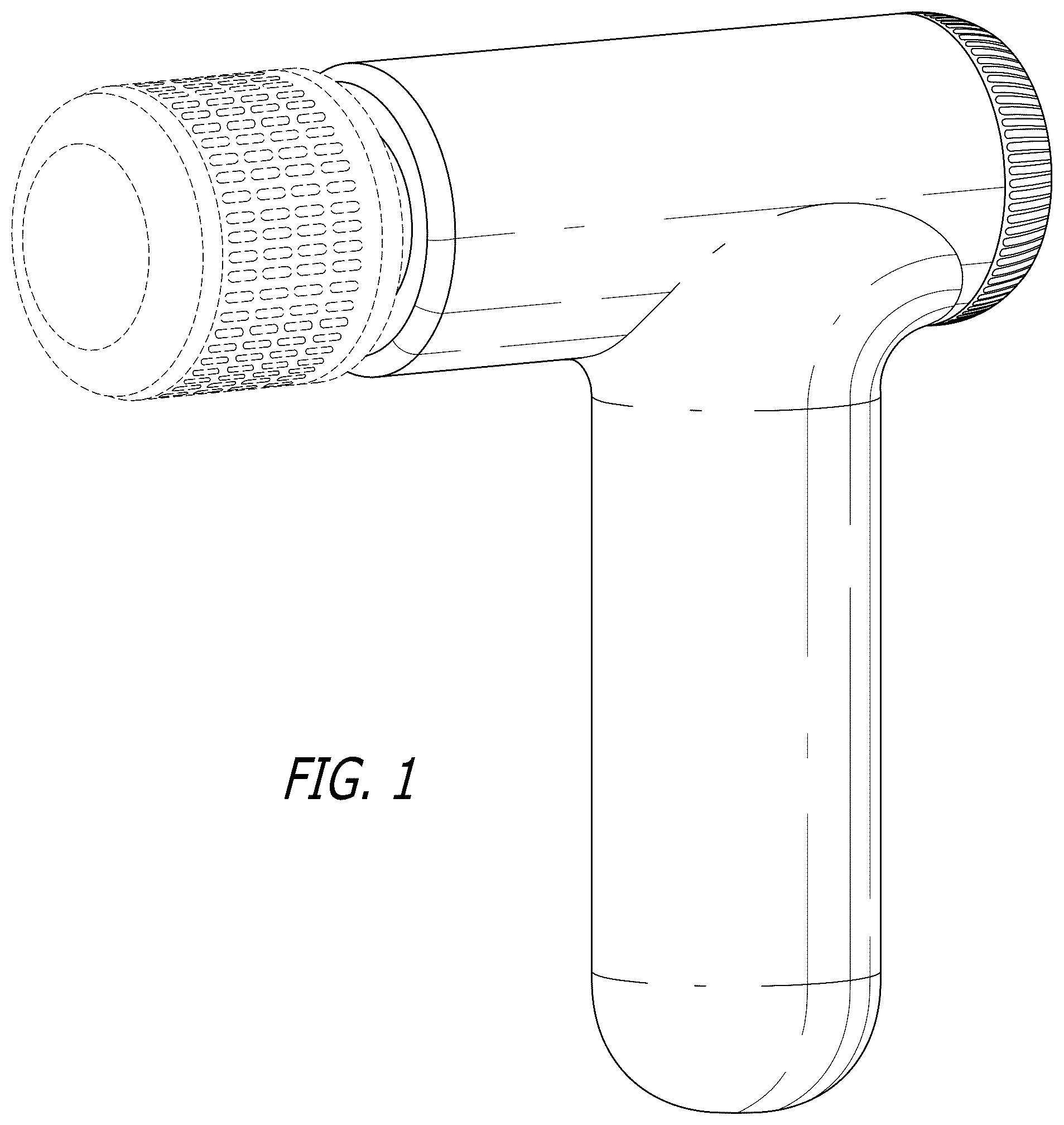 Patent USD1078077 Figure 1 – Percussion massager