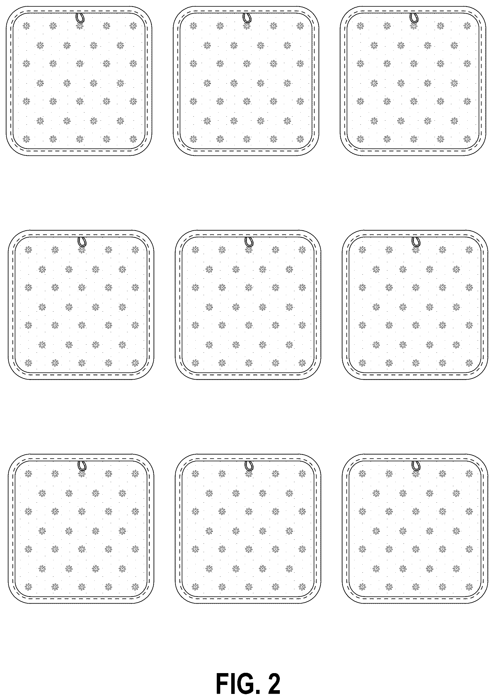 Patent USD1078079 Figure 2 – Sensory mat set