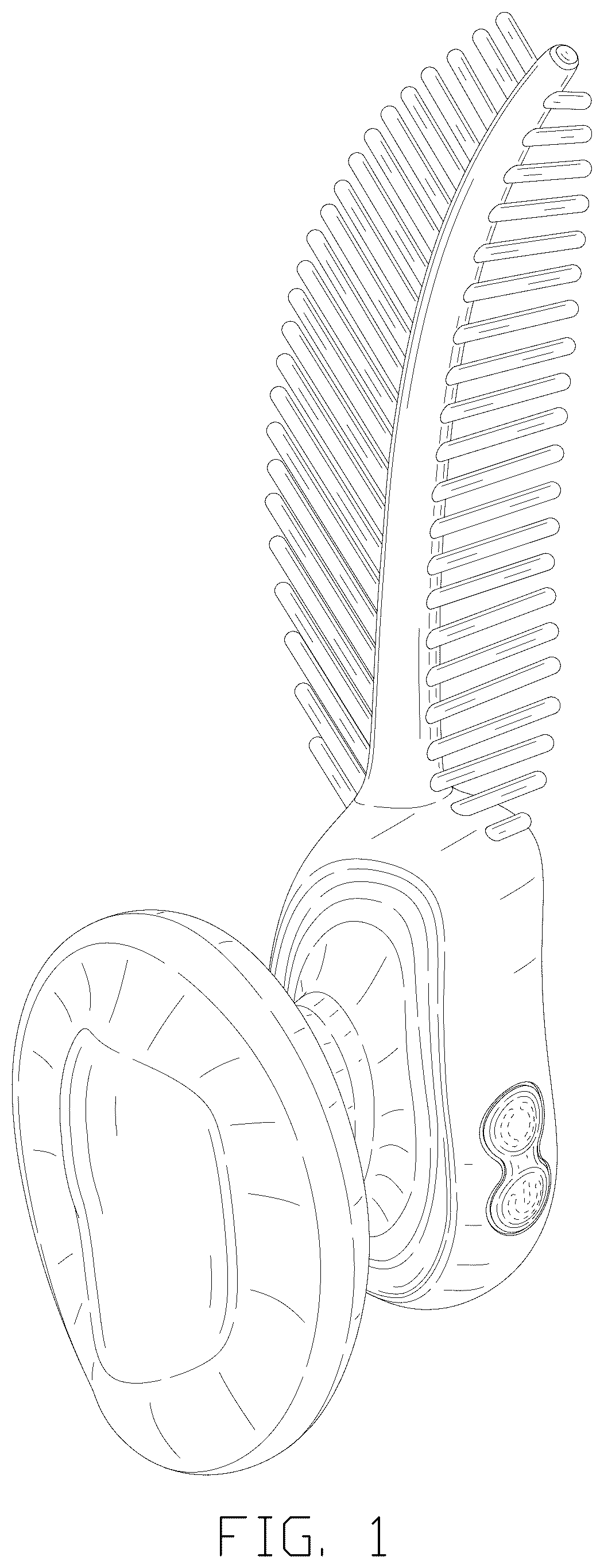 Patent USD1078080 Figure 1 – Massager