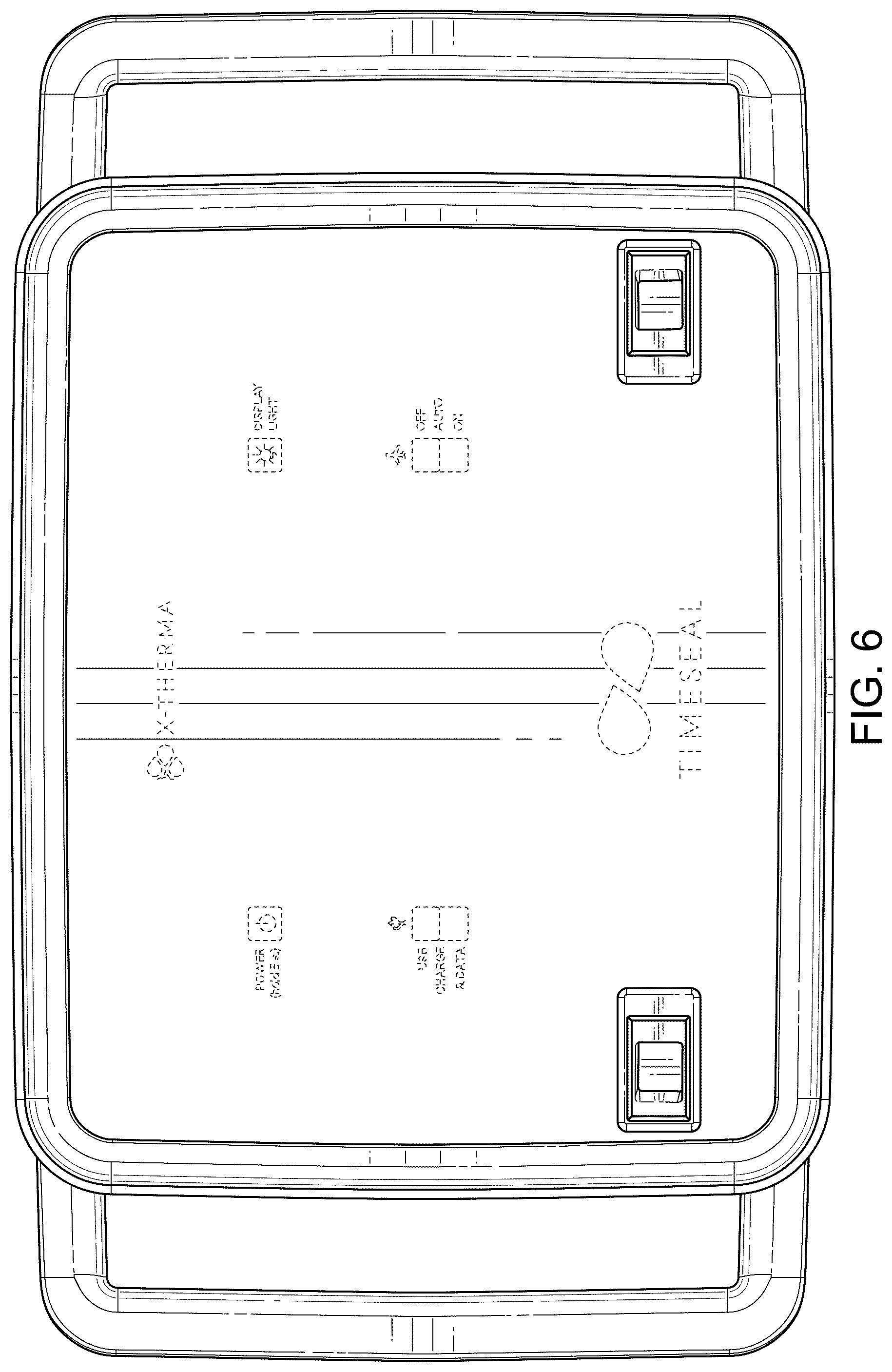 Patent USD1078083 Figure 6 – Organ and tissue transport device