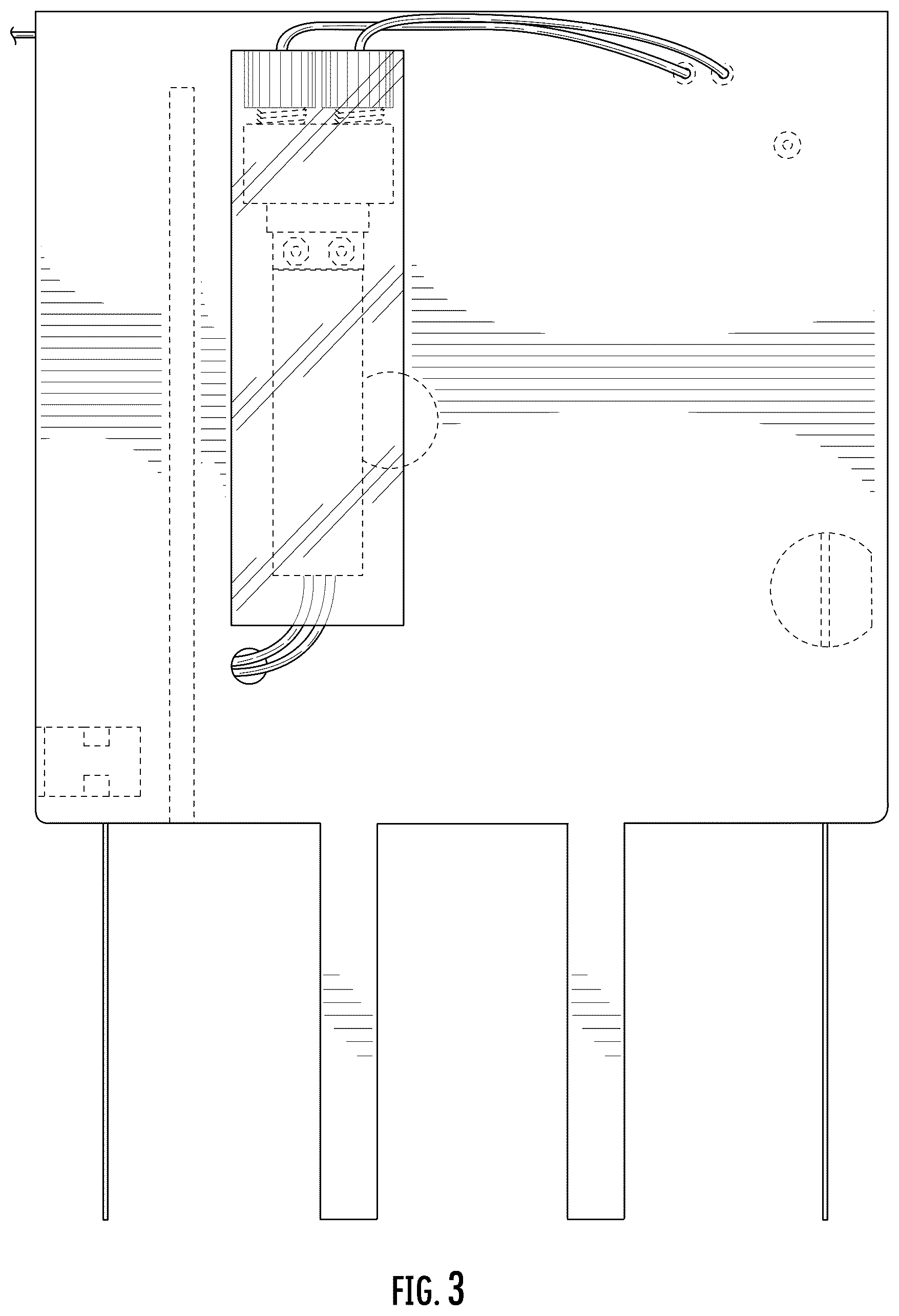 Patent USD1078086 Figure 3 – Interchangeable support for a capillary electrophoresis cartridge cassette