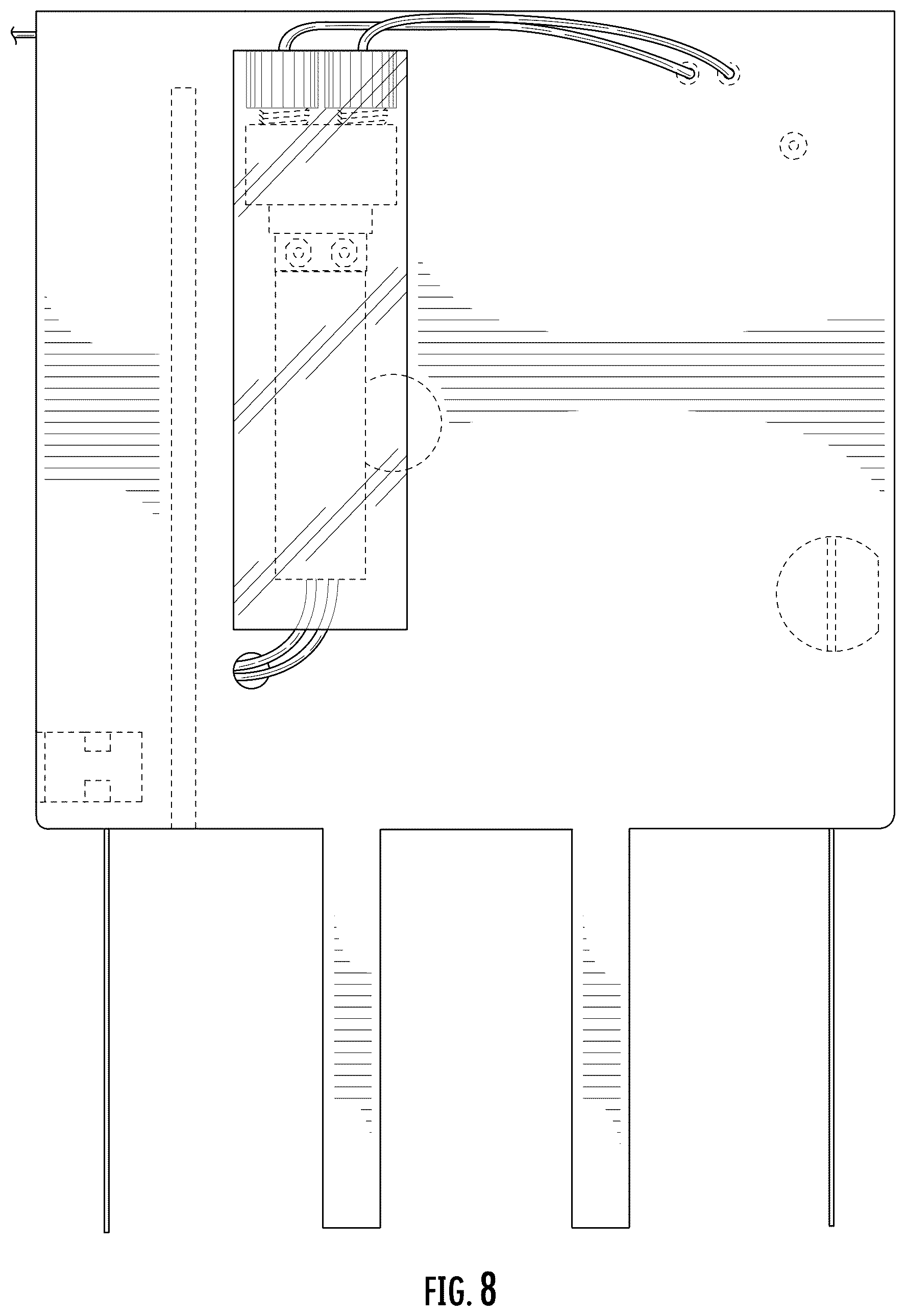 Patent USD1078086 Figure 7 – Interchangeable support for a capillary electrophoresis cartridge cassette