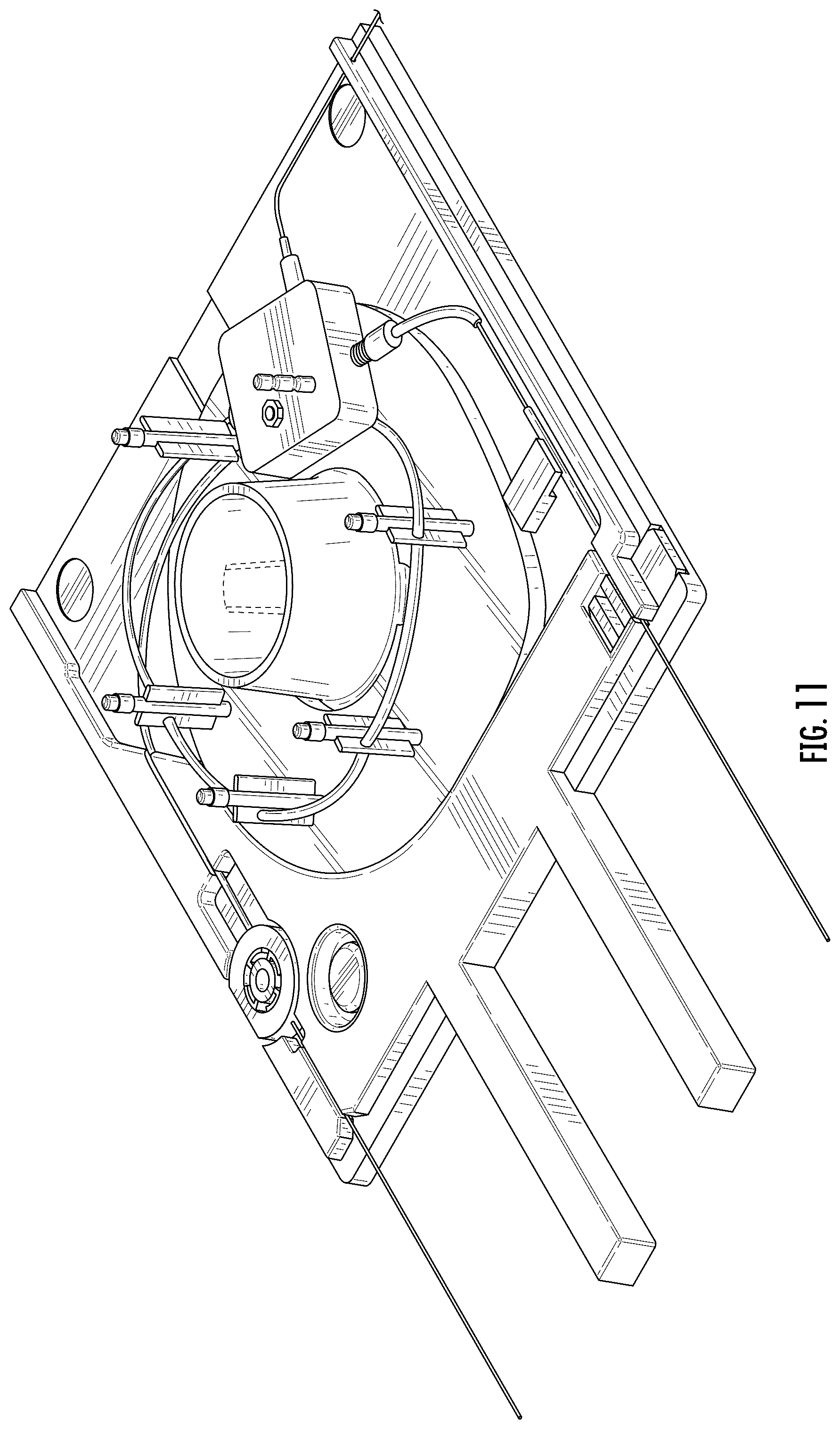 Patent USD1078086 Figure 9 – Interchangeable support for a capillary electrophoresis cartridge cassette