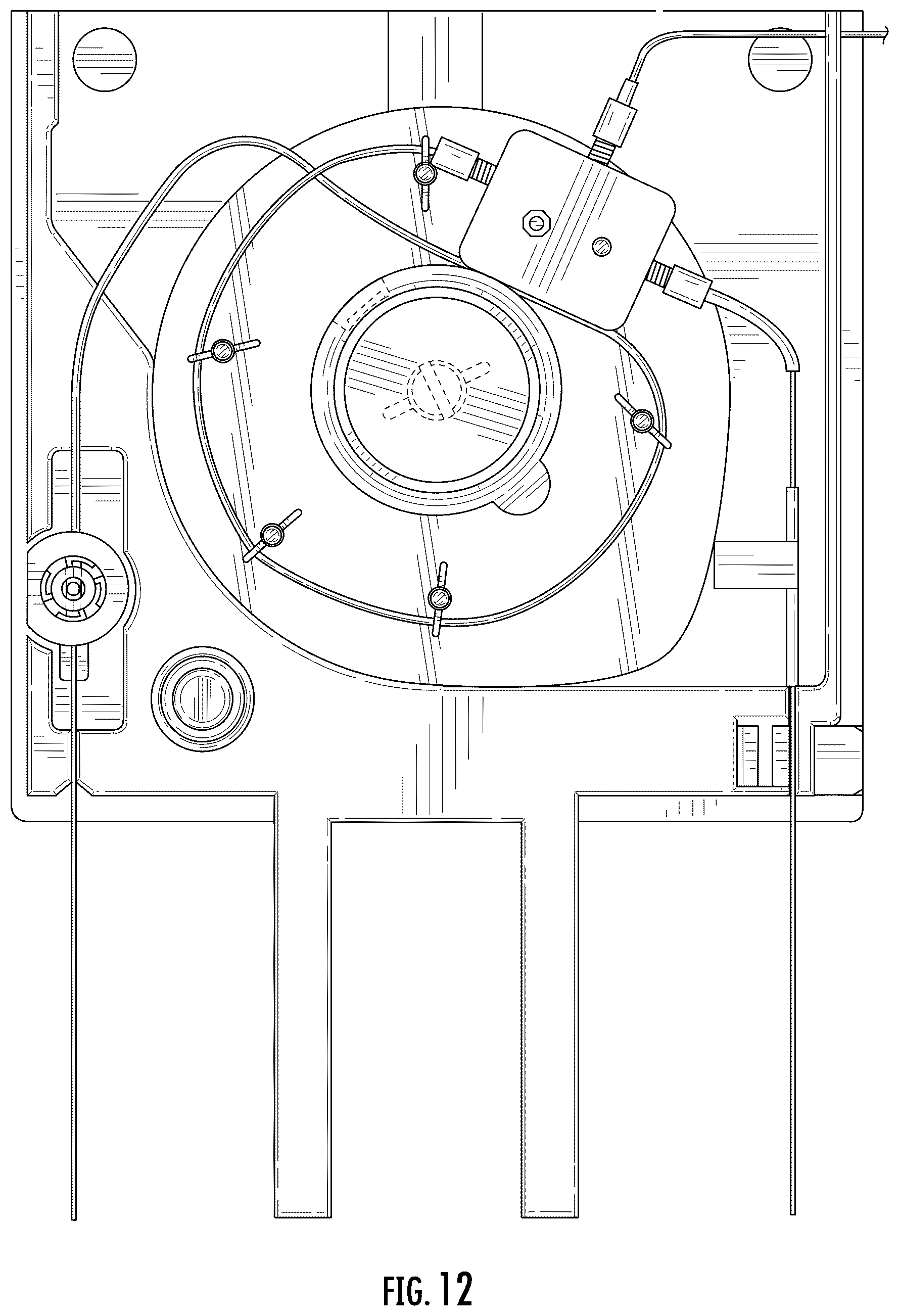 Patent USD1078086 Figure 10 – Interchangeable support for a capillary electrophoresis cartridge cassette