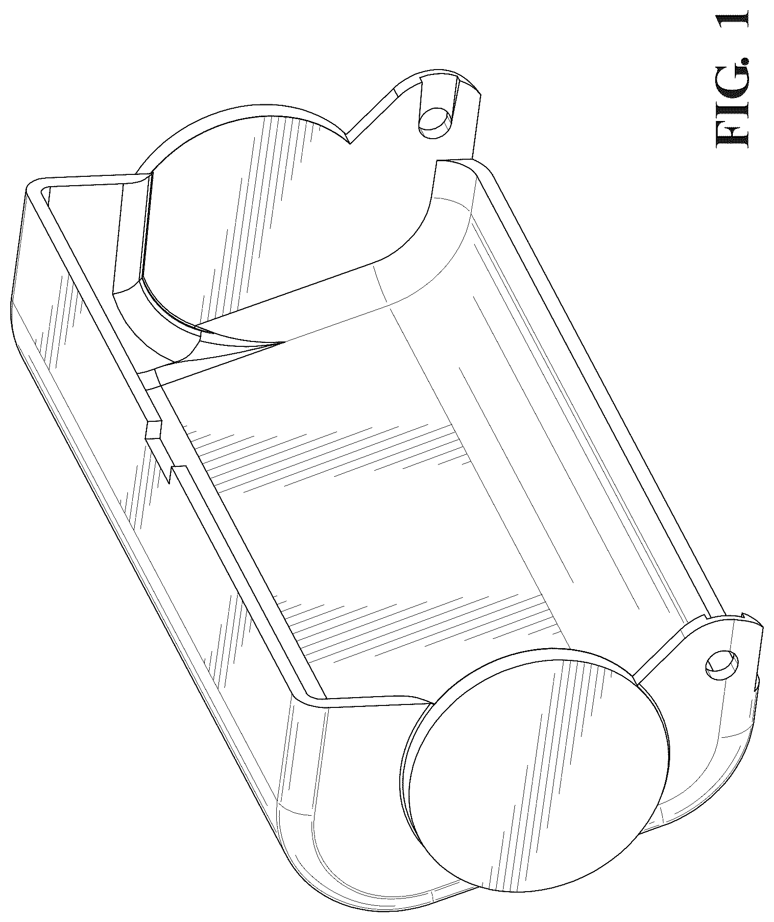 Patent USD1078089 Figure 1 – Lid for surgical bur kit holder