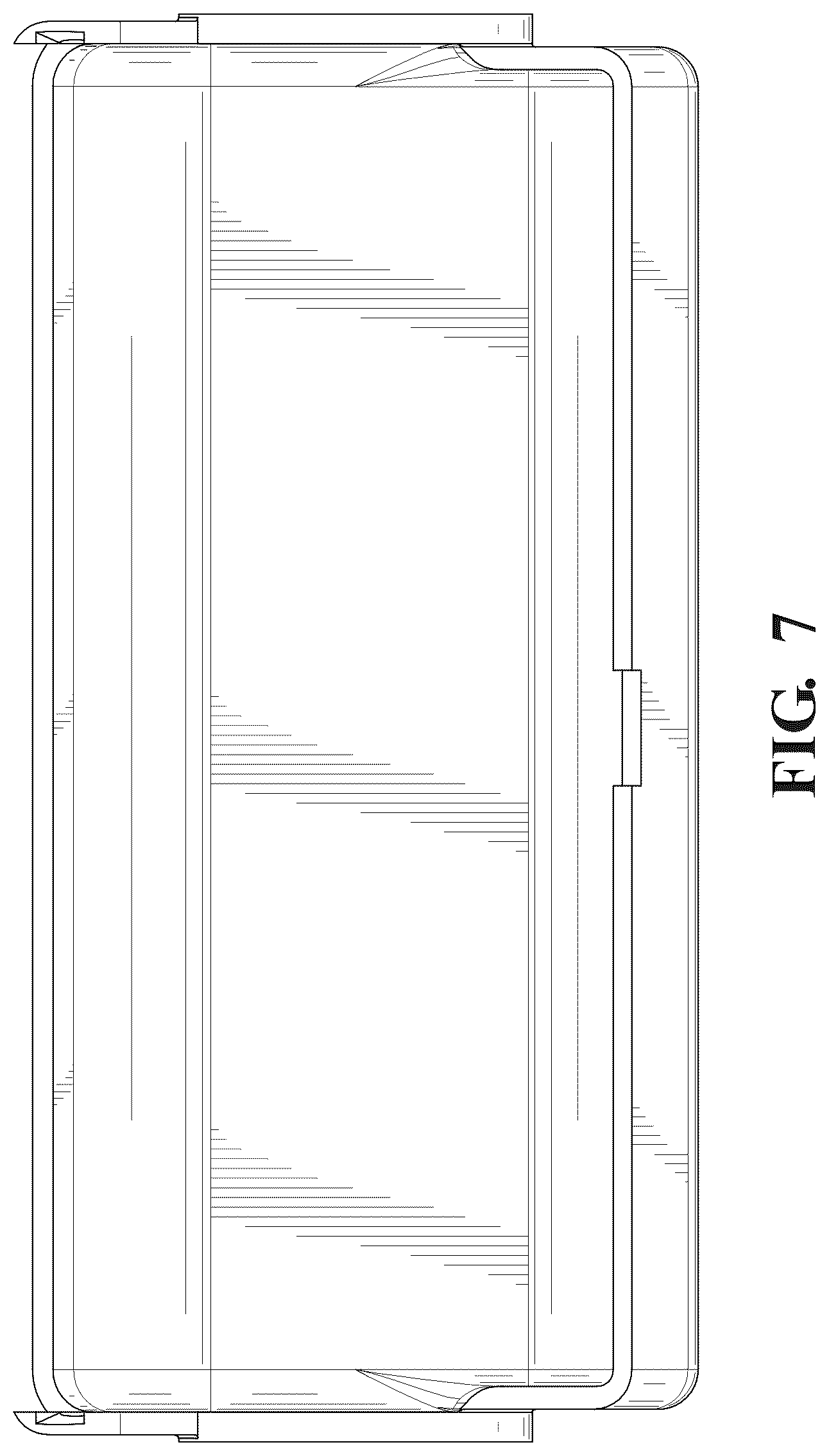 Patent USD1078089 Figure 6 – Lid for surgical bur kit holder
