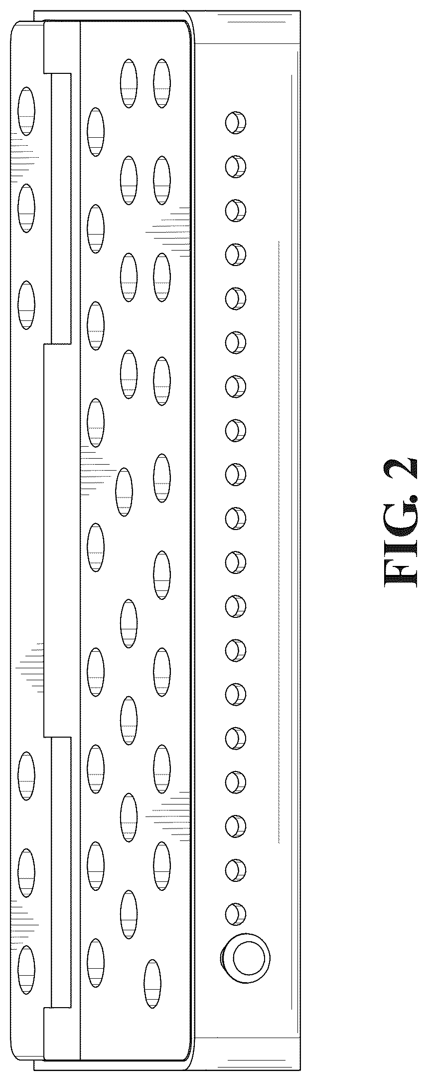 Patent USD1078090 Figure 2 – Base for surgical bur kit holder