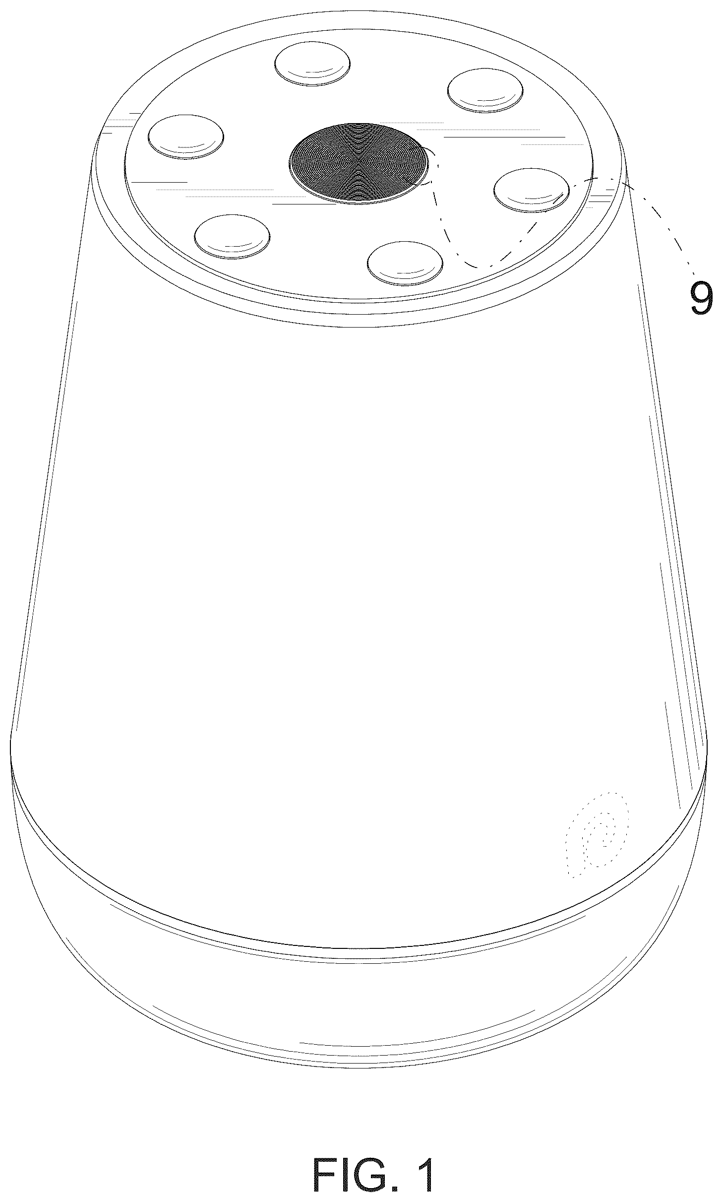 Patent USD1078092 Figure 1 – White noise machine