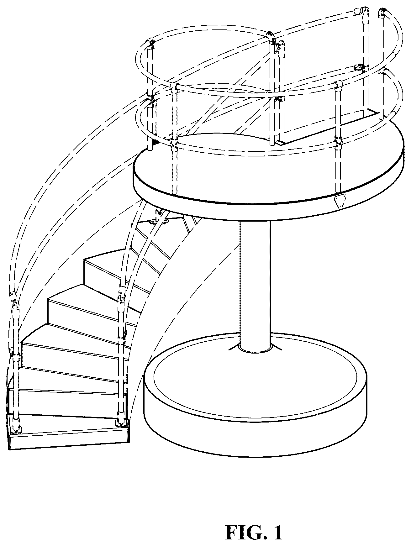 Patent USD1078093 Figure 1 – Lifeguard observation station