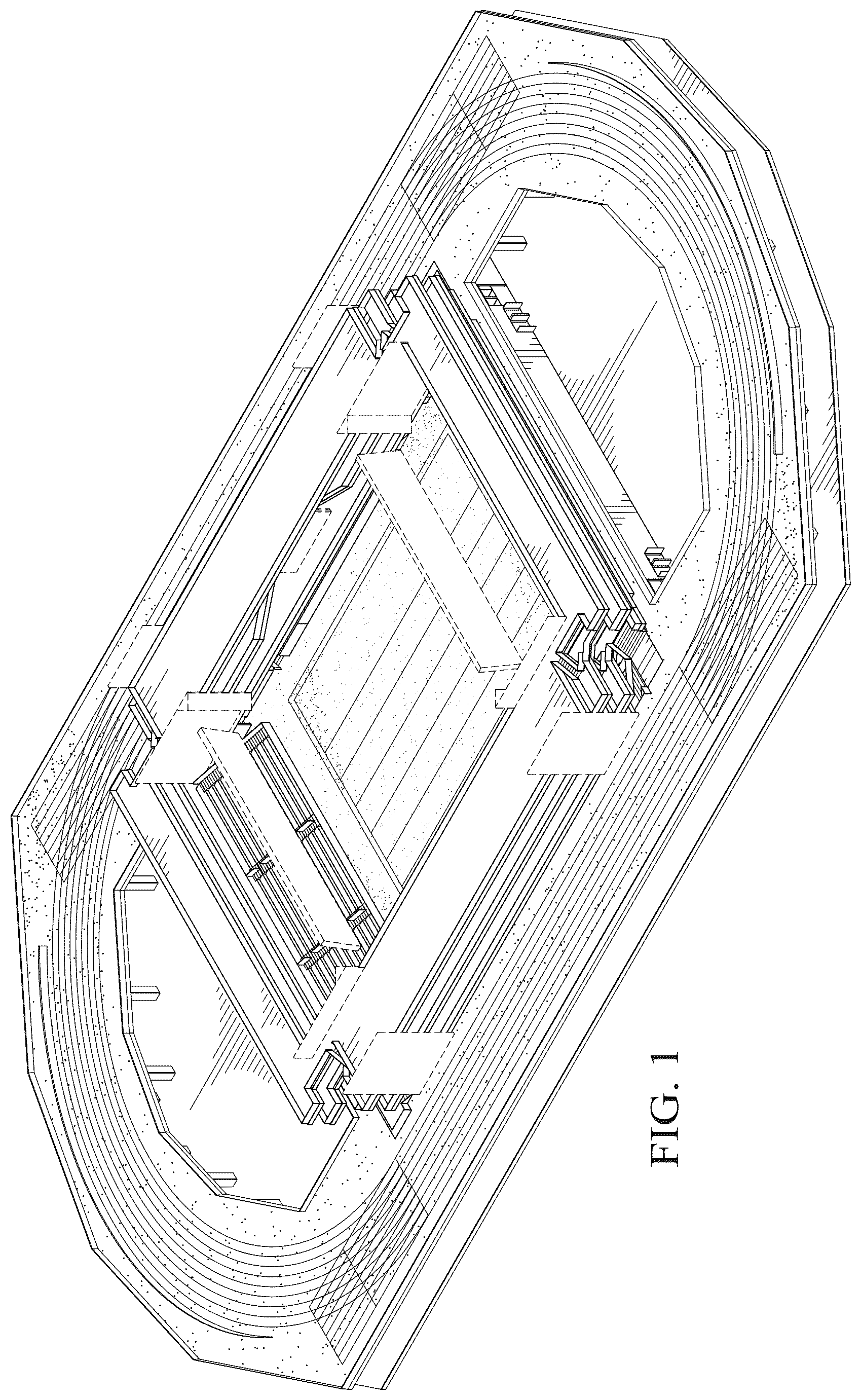 Patent USD1078095 — Entertainment venue with track — Figure 1