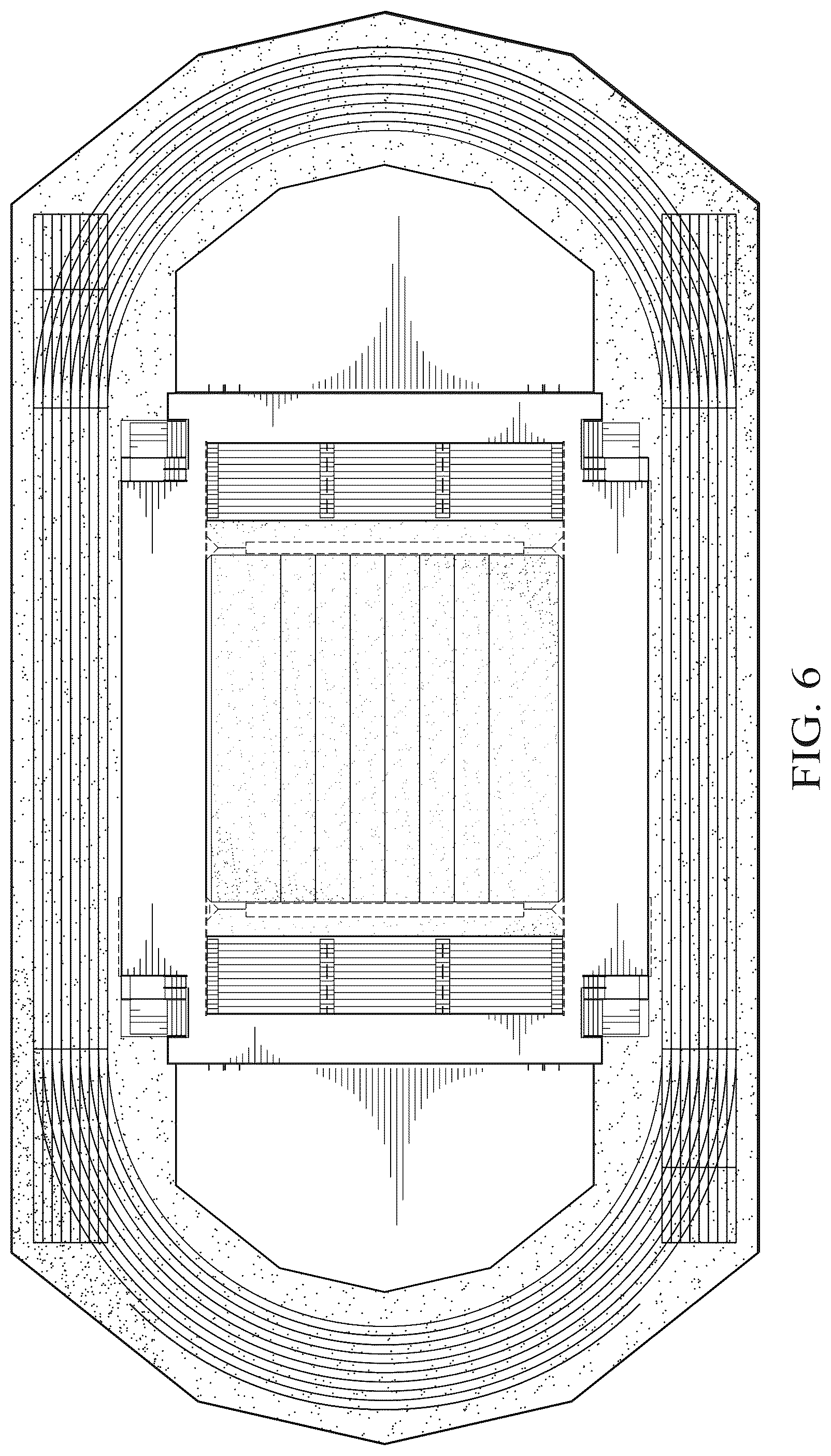 Patent USD1078095 Figure 4 – Entertainment venue with track