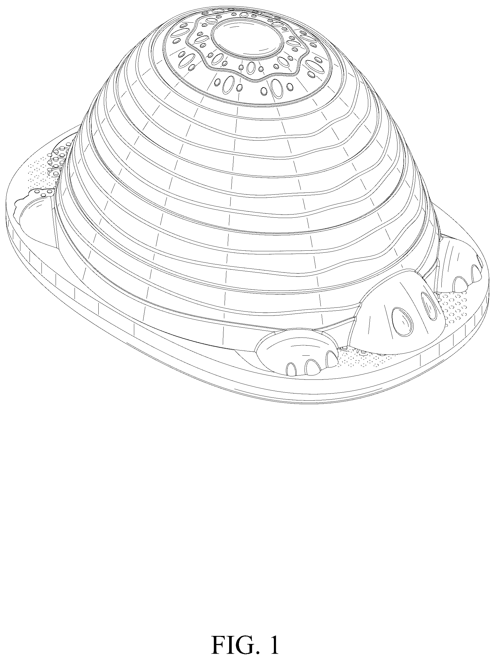 Patent USD1078096 Figure 1 – Stepping stone