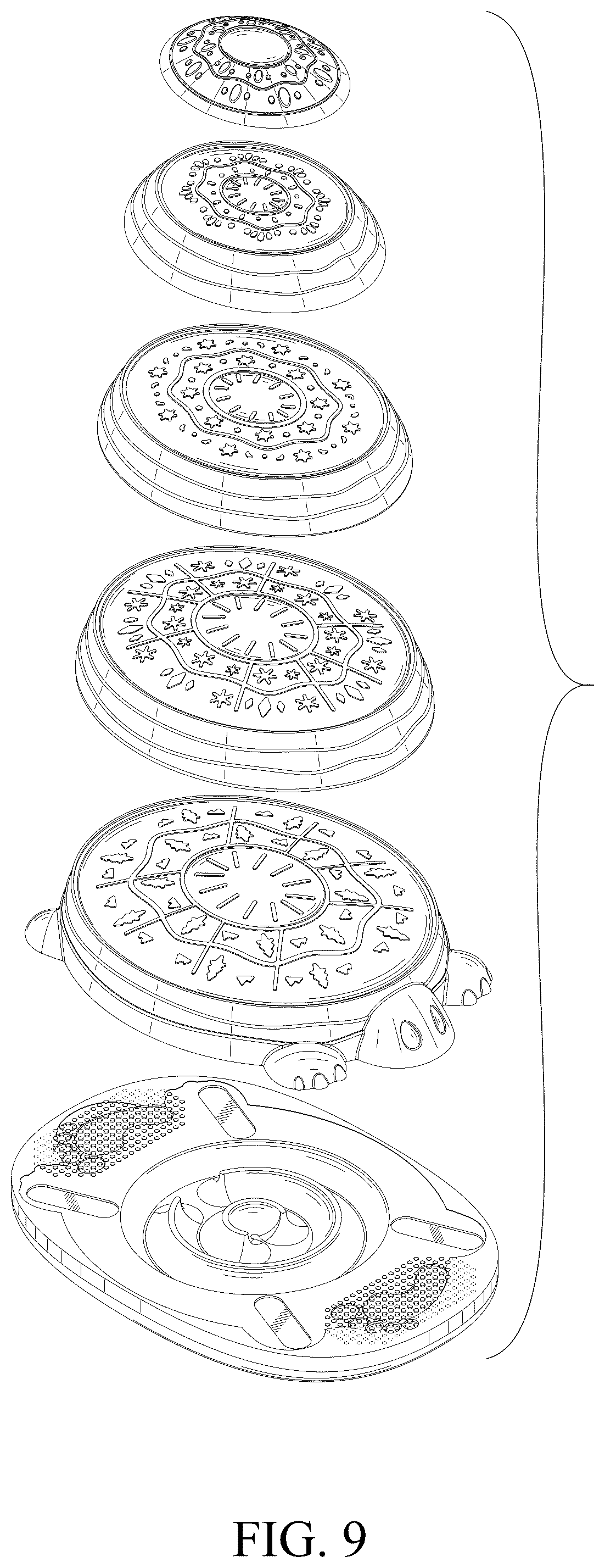 Patent USD1078096 Figure 9 – Stepping stone