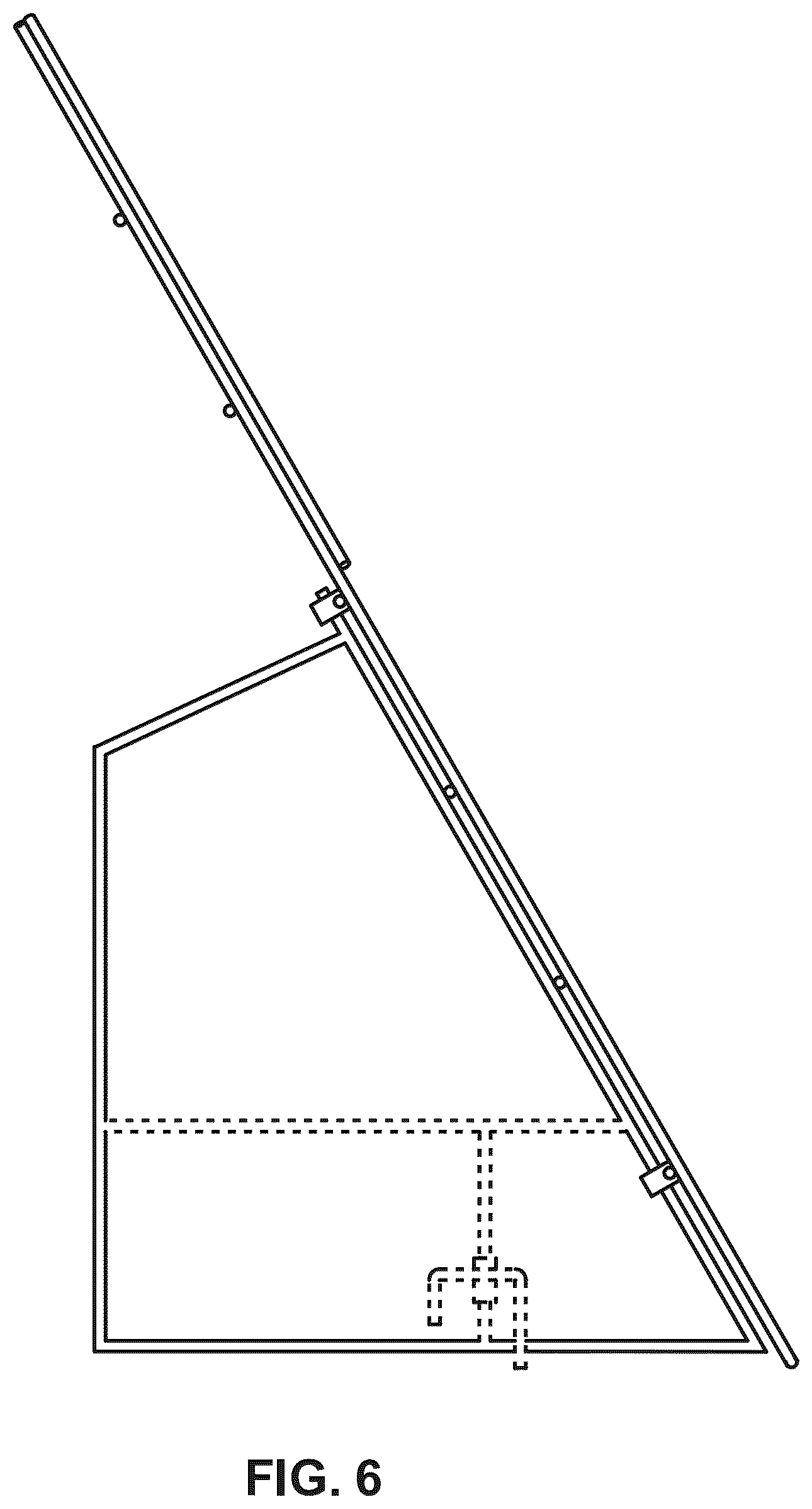 Patent USD1078098 Figure 6 – Deer rails collapsible fence