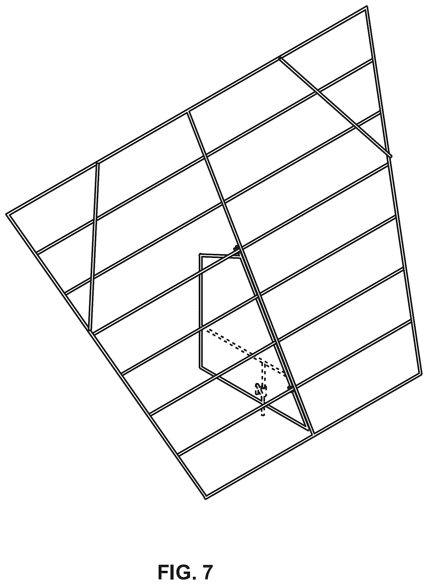 Patent USD1078098 Figure 7 – Deer rails collapsible fence