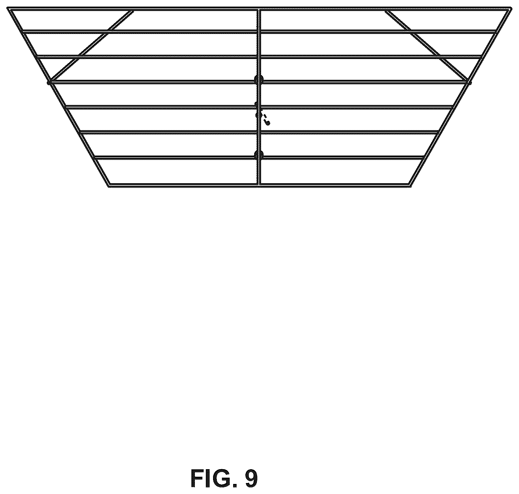 Patent USD1078098 Figure 9 – Deer rails collapsible fence