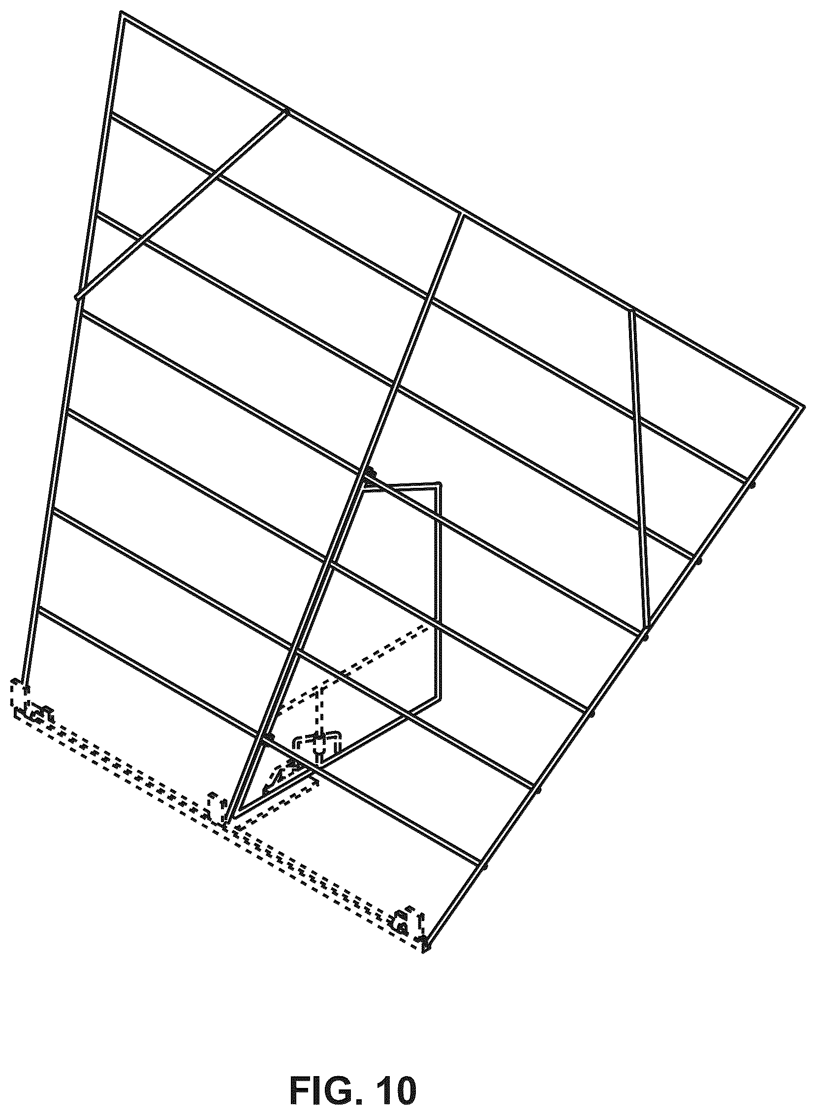 Patent USD1078098 Figure 10 – Deer rails collapsible fence