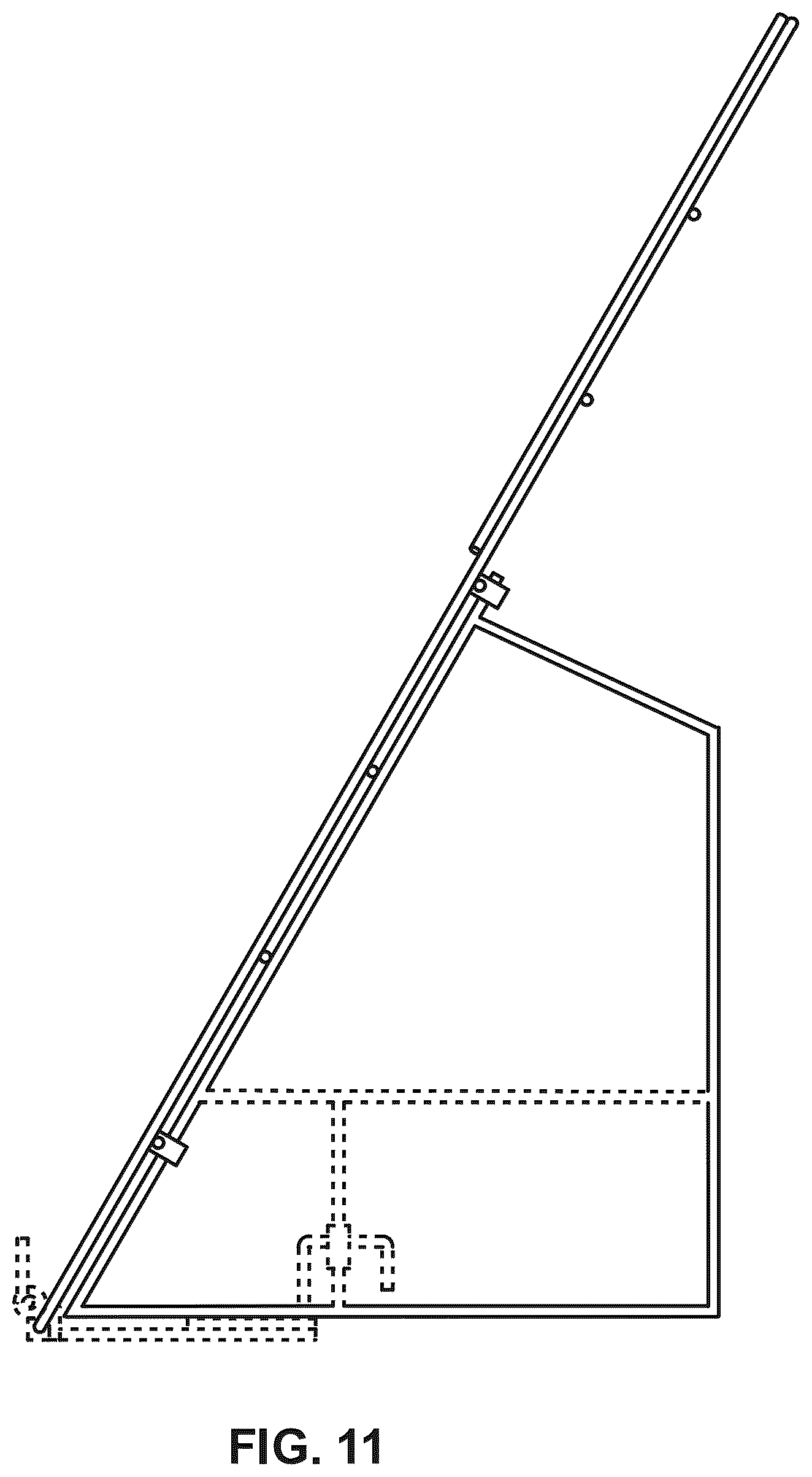 Patent USD1078098 Figure 11 – Deer rails collapsible fence