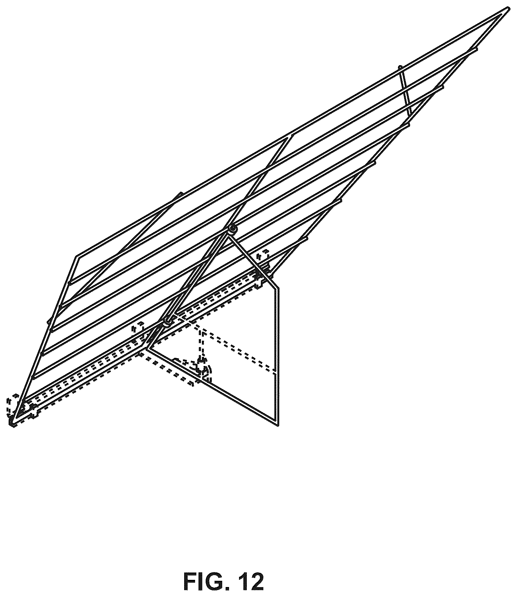 Patent USD1078098 Figure 12 – Deer rails collapsible fence