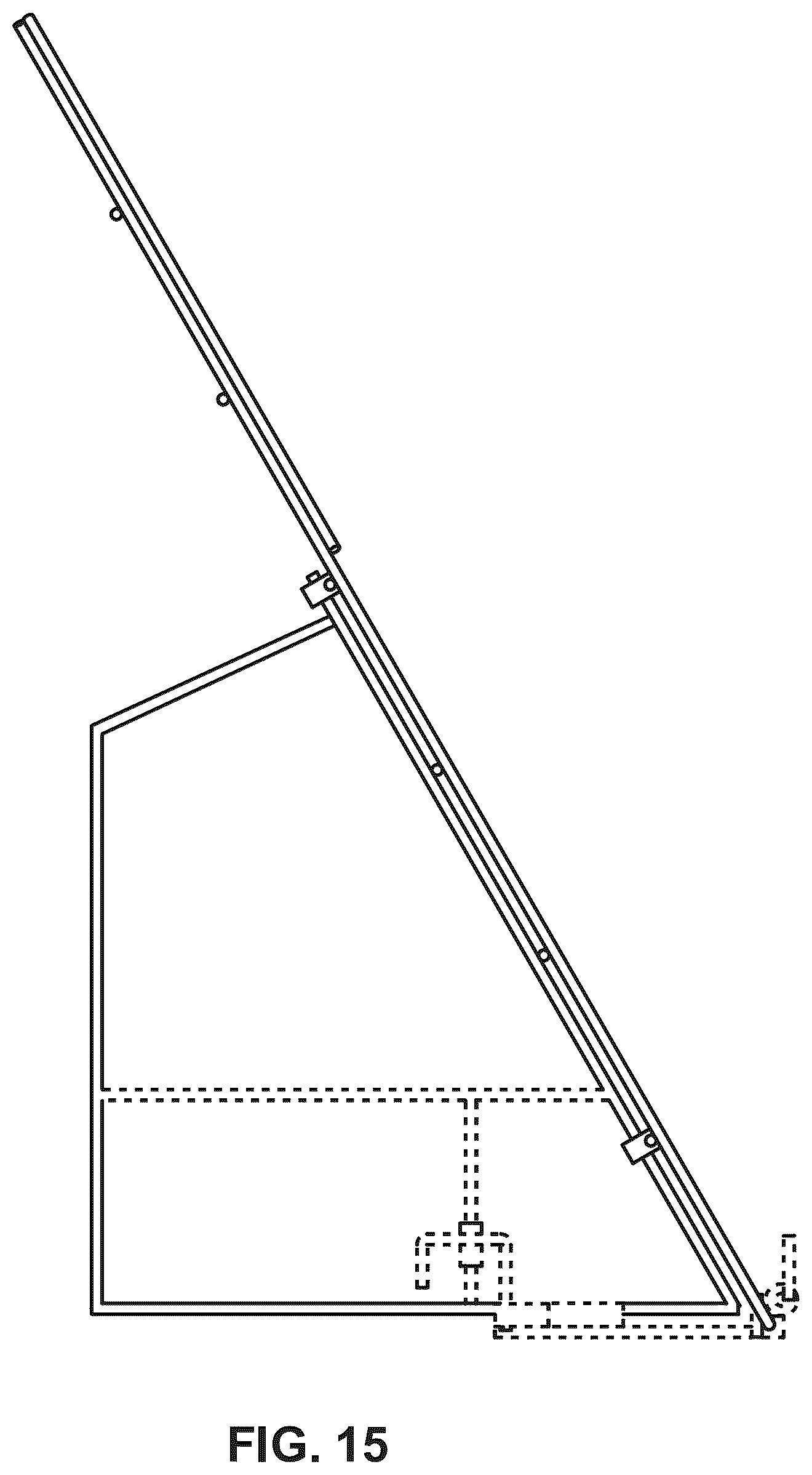 Patent USD1078098 Figure 15 – Deer rails collapsible fence
