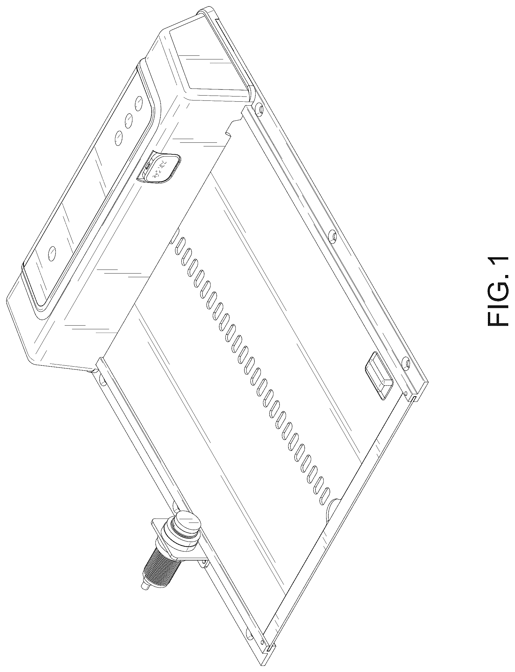 Patent USD1078100 Figure 1 – Automatic chicken coop door