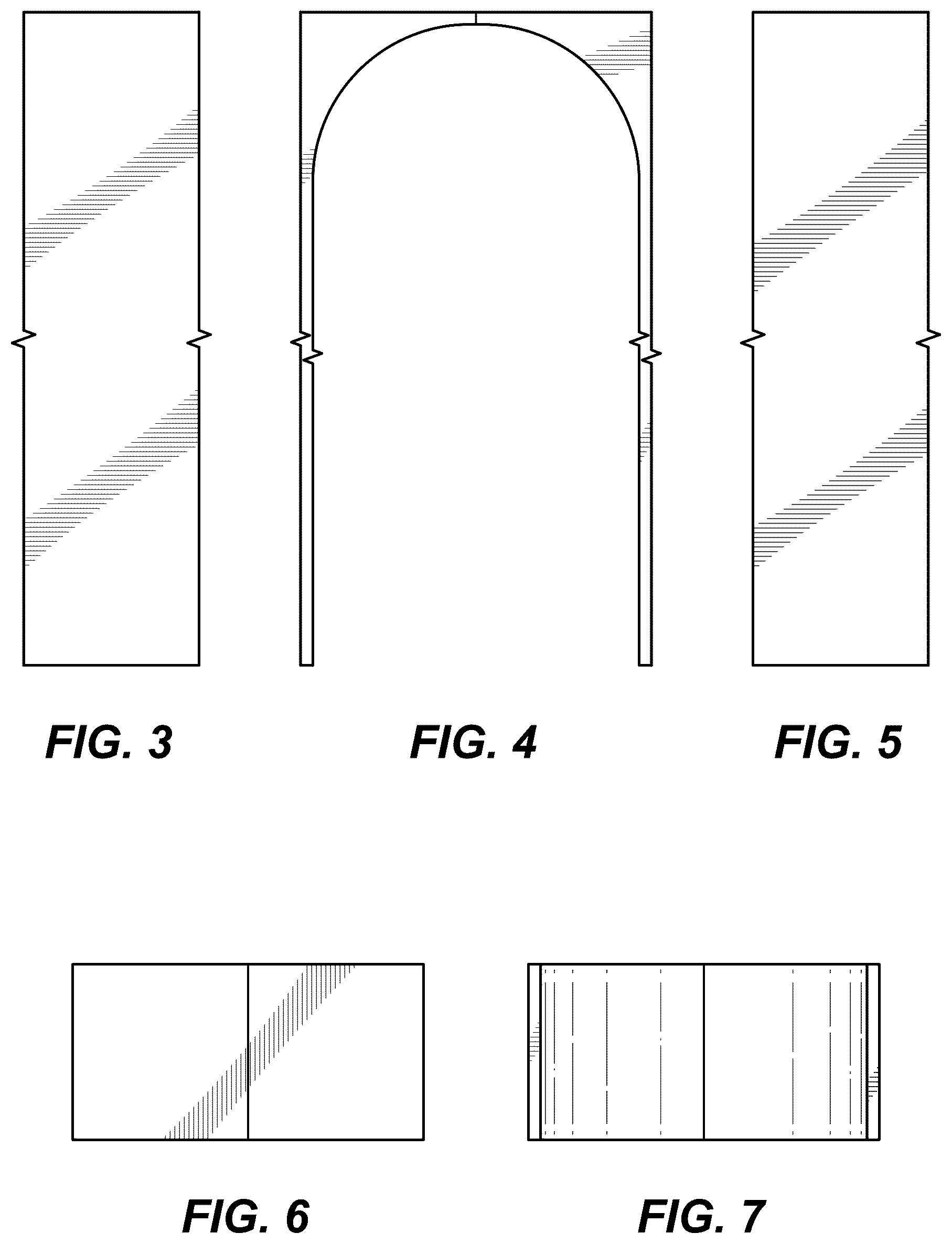 Patent USD1078101 Figure 2 – Square top arch partition