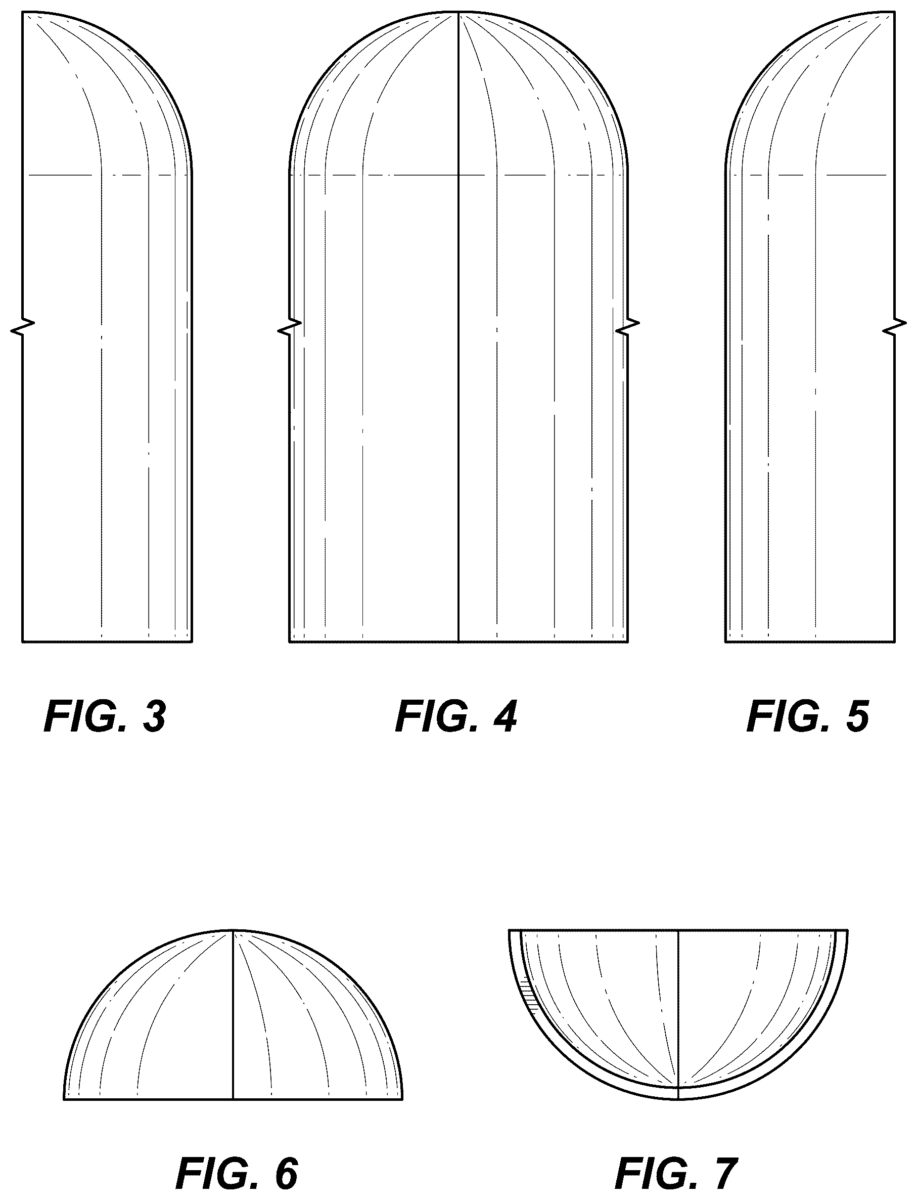 Patent USD1078103 Figure 2 – Round niche partition