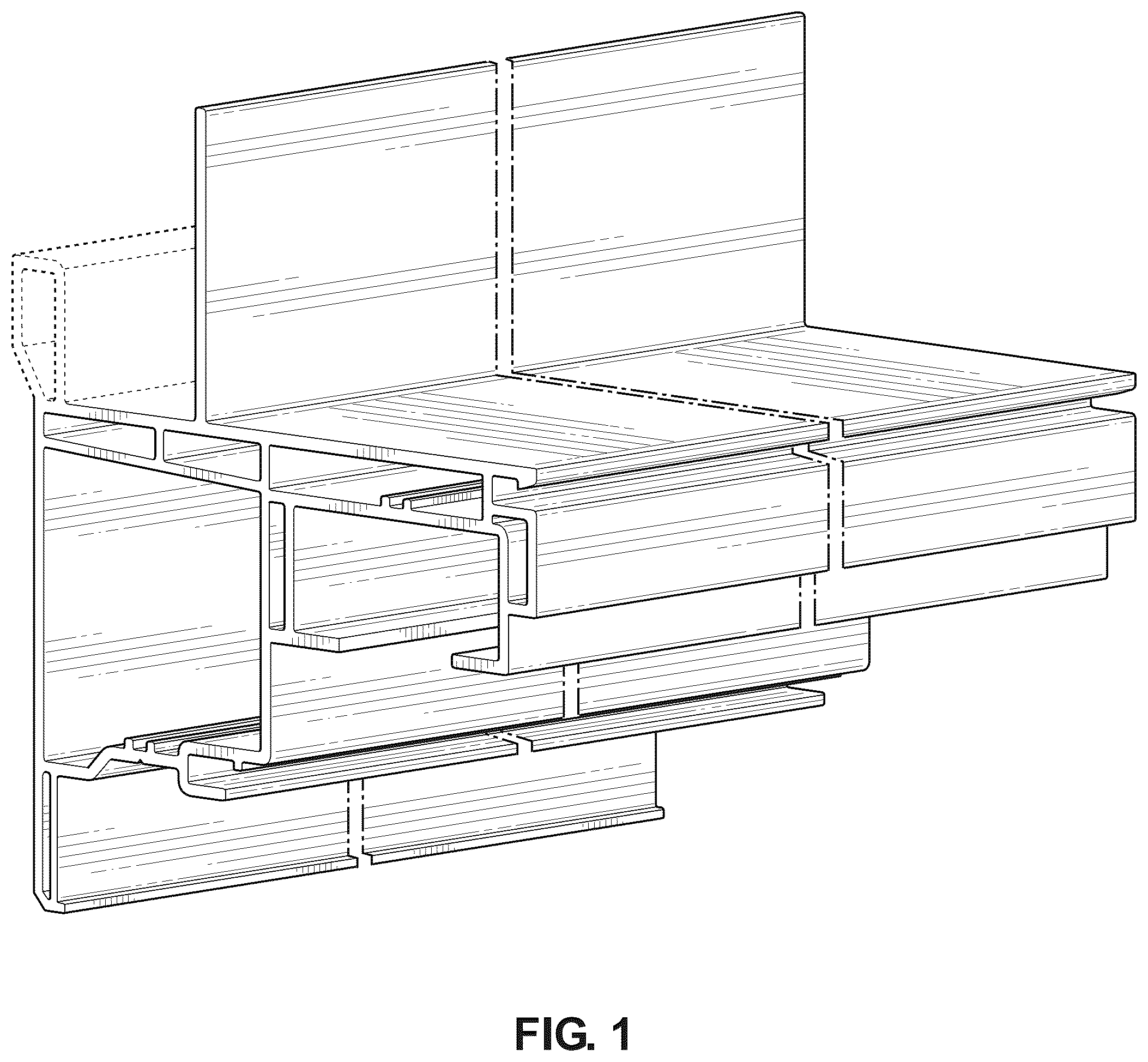 Patent USD1078106 Figure 1 – Window frame component