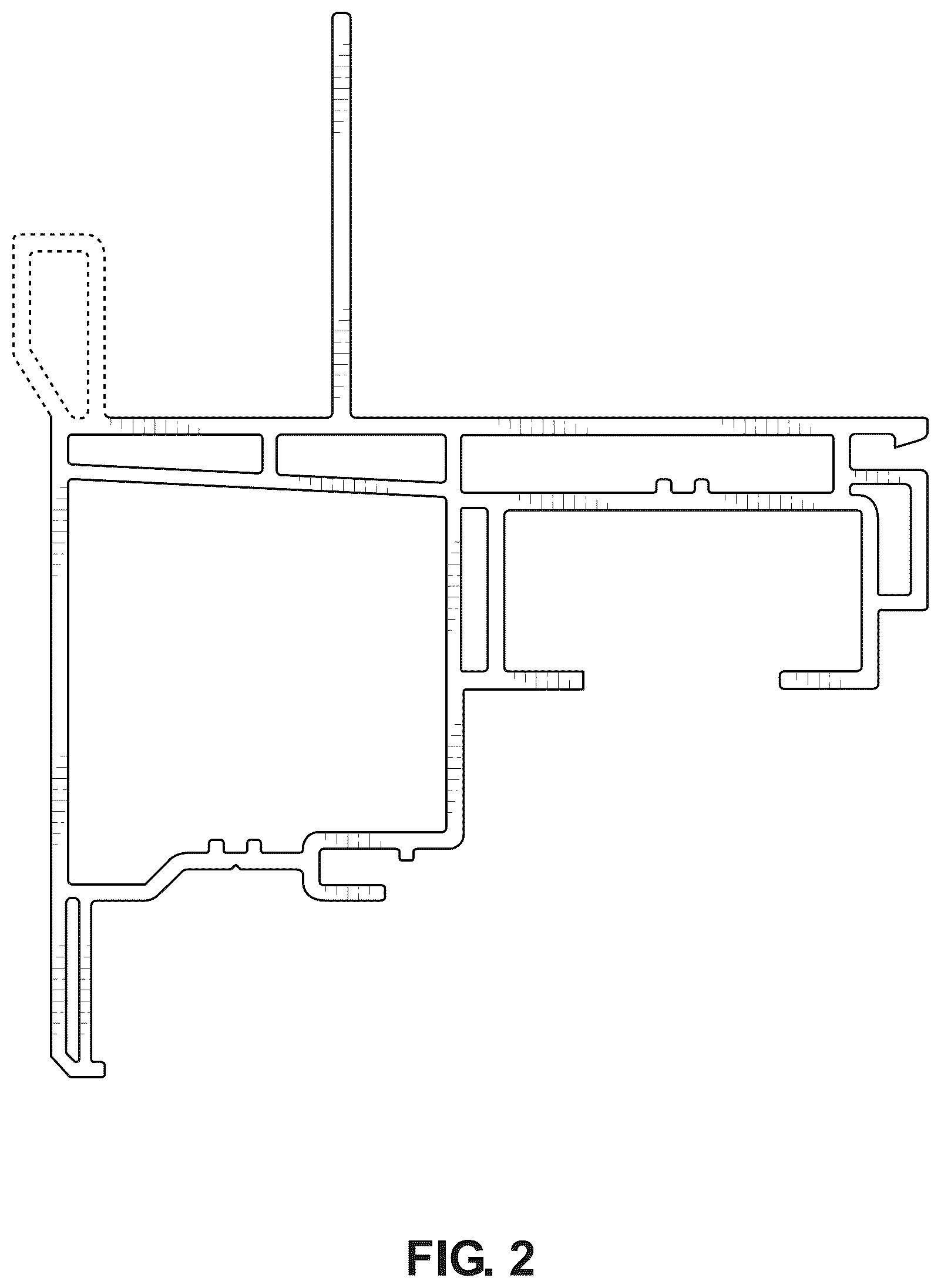 Patent USD1078106 Figure 2 – Window frame component