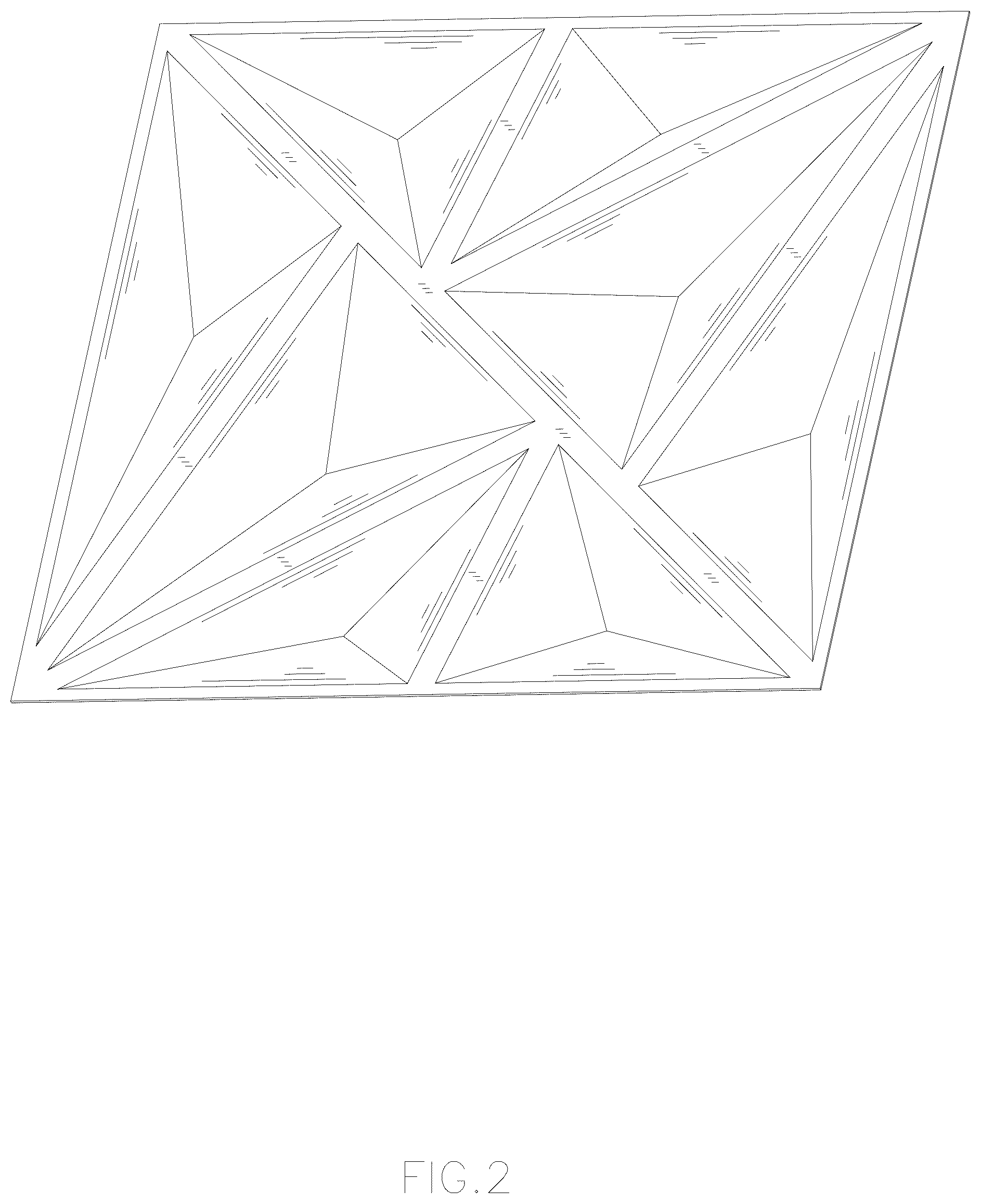 Patent USD1078109 Figure 2 – Wall panel