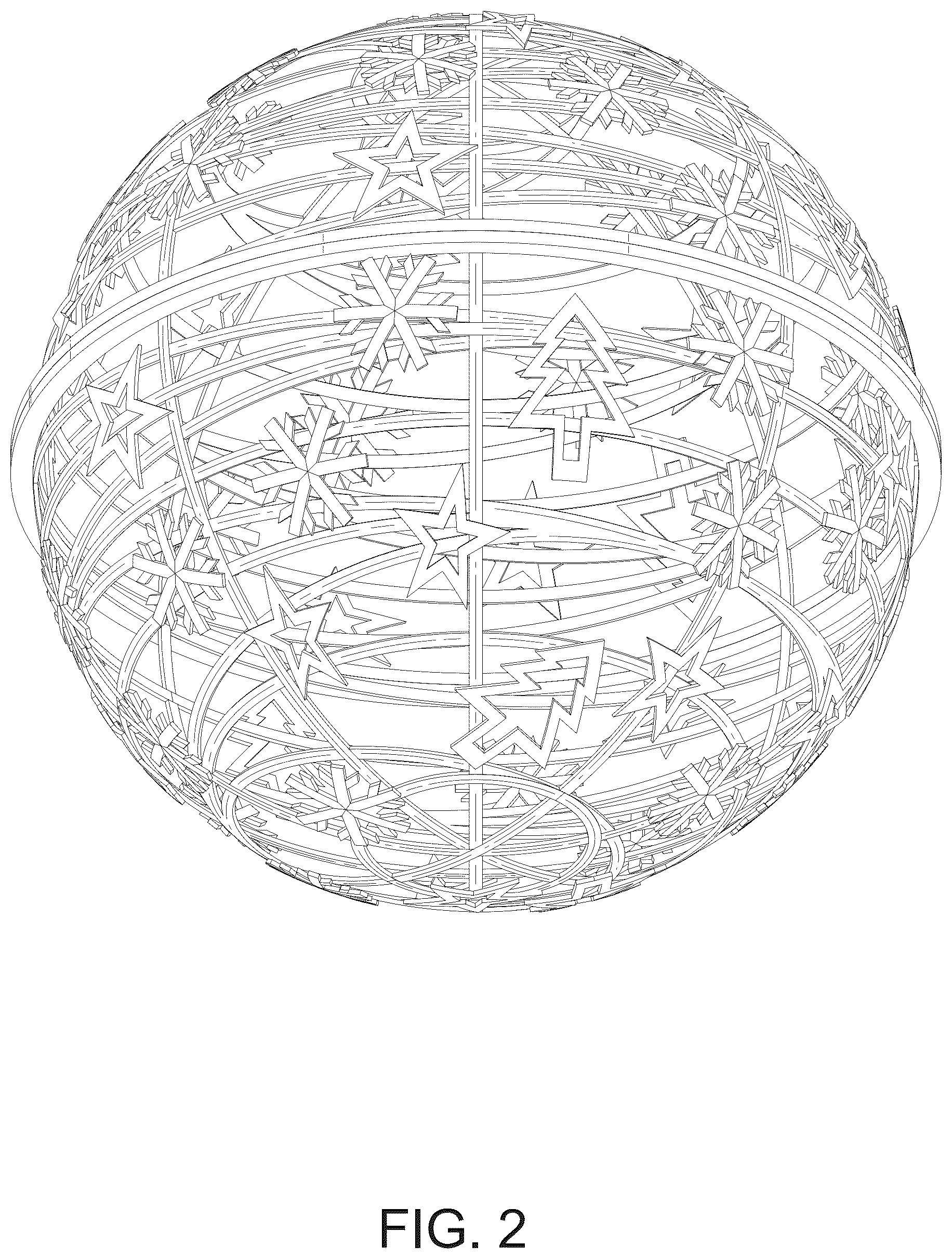 Patent USD1078110 Figure 2 – Ball light