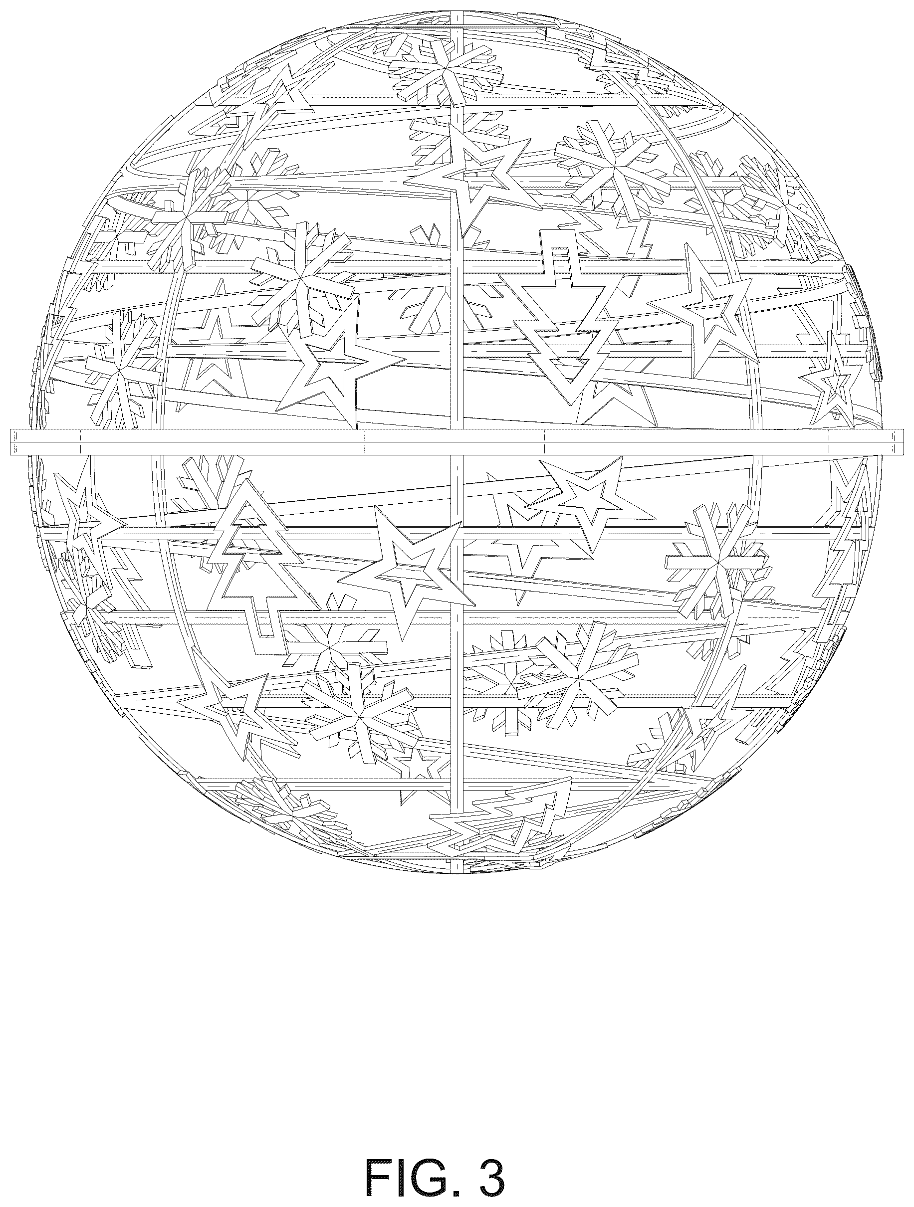 Patent USD1078110 Figure 3 – Ball light