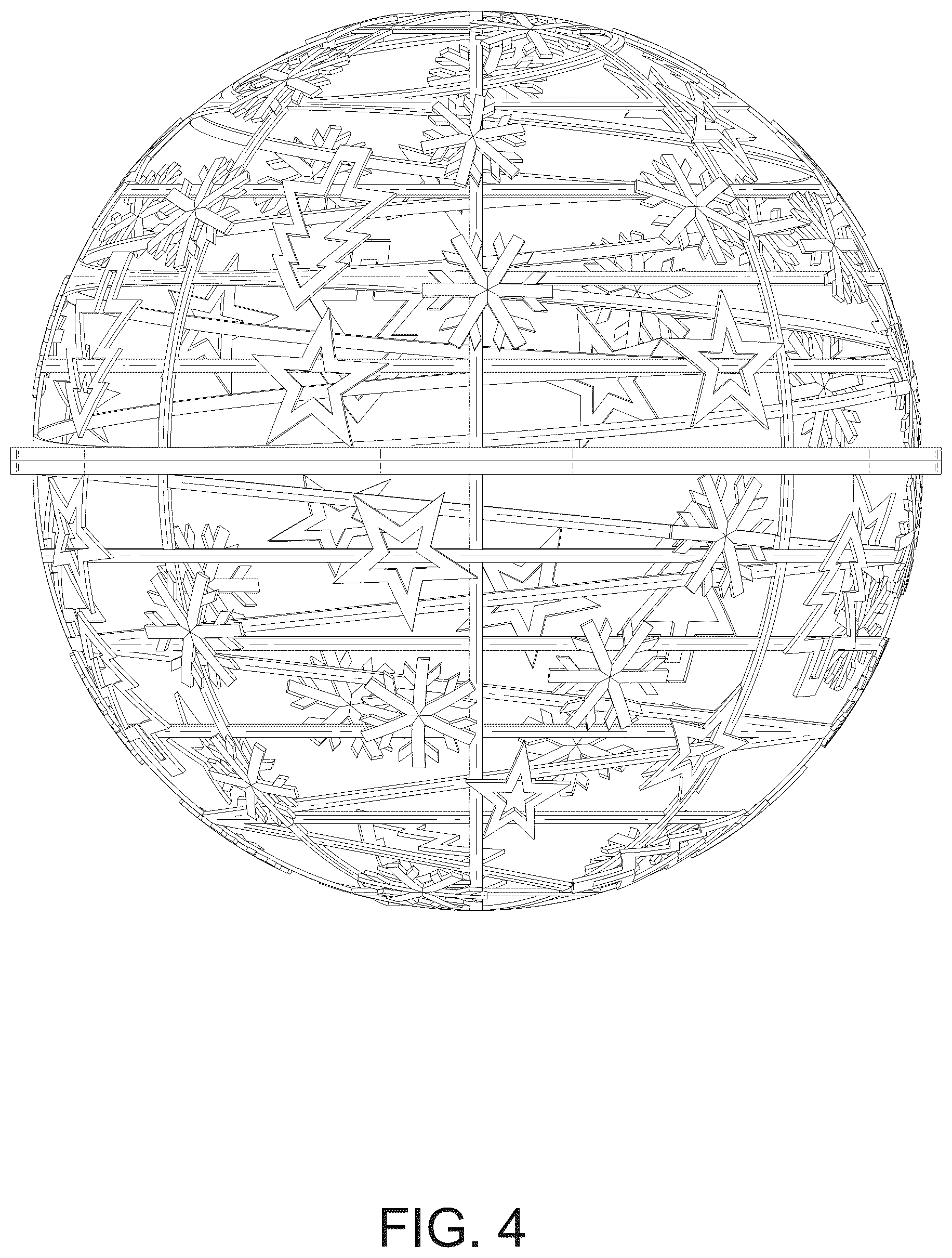 Patent USD1078110 Figure 4 – Ball light