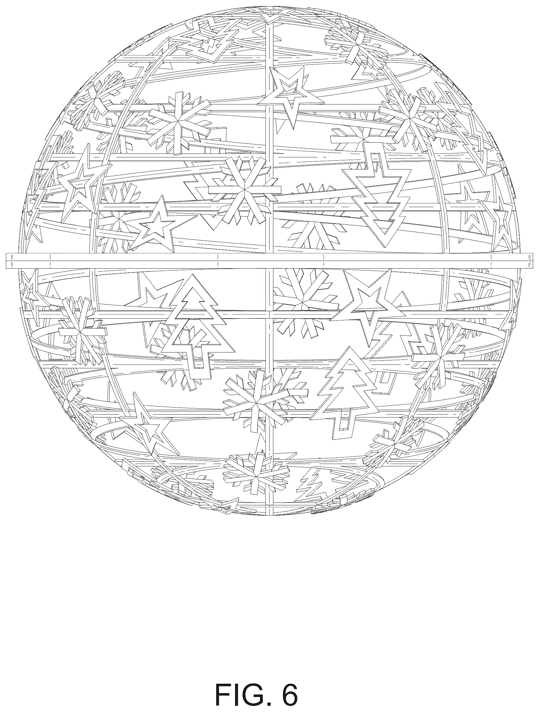 Patent USD1078110 Figure 6 – Ball light