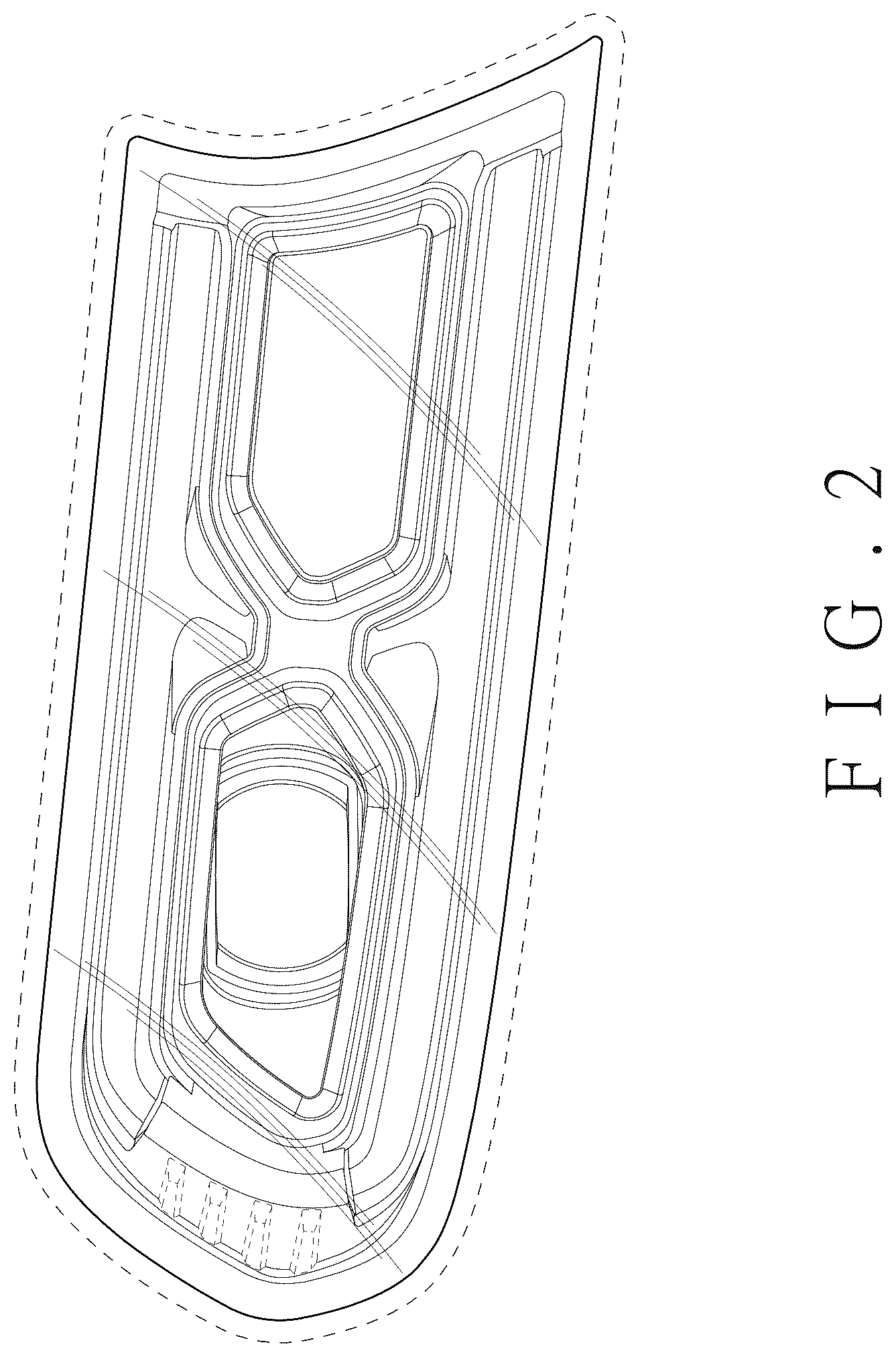 Patent USD1078112 Figure 2 – Vehicle headlight
