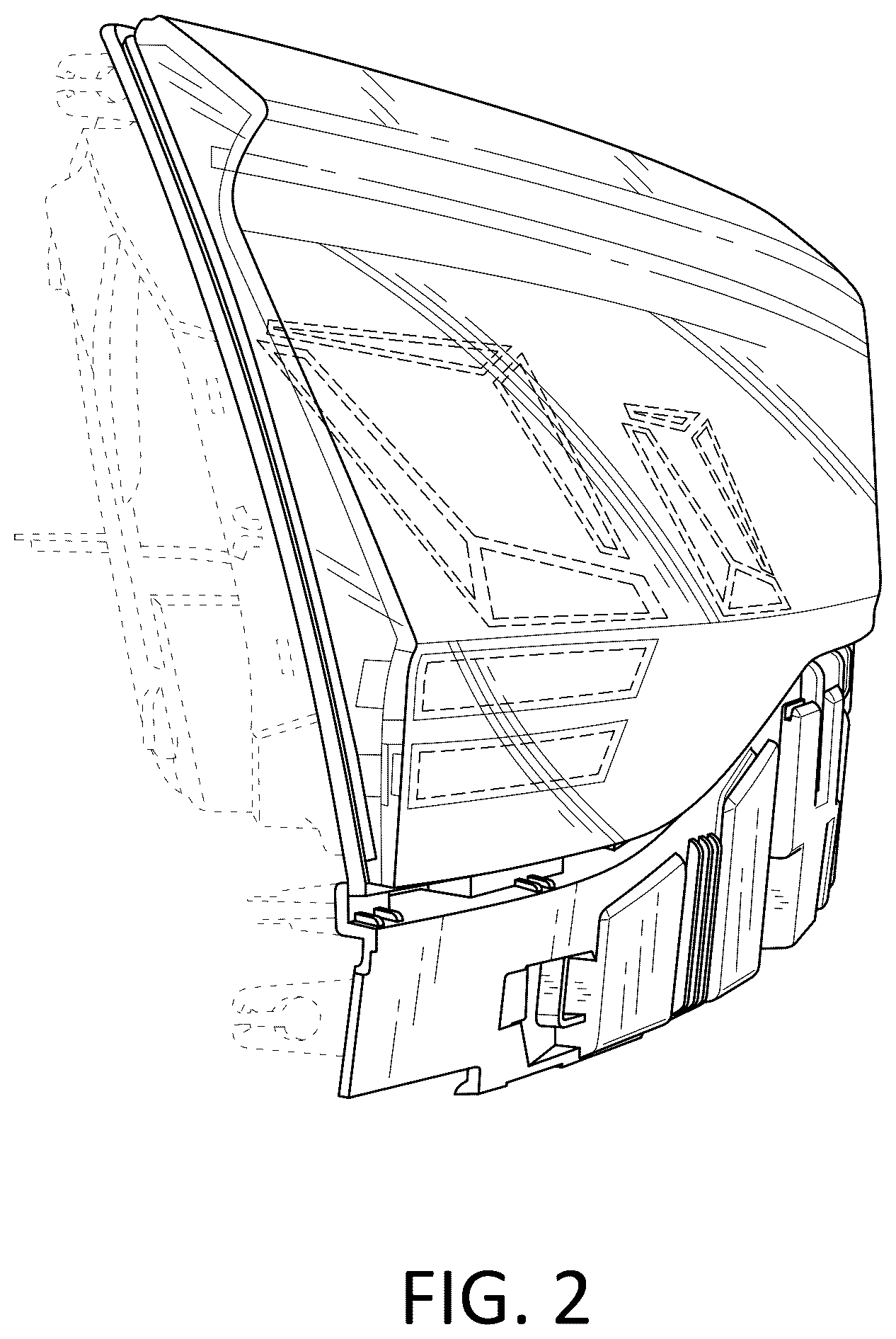 Patent USD1078113 Figure 2 – Vehicle taillight