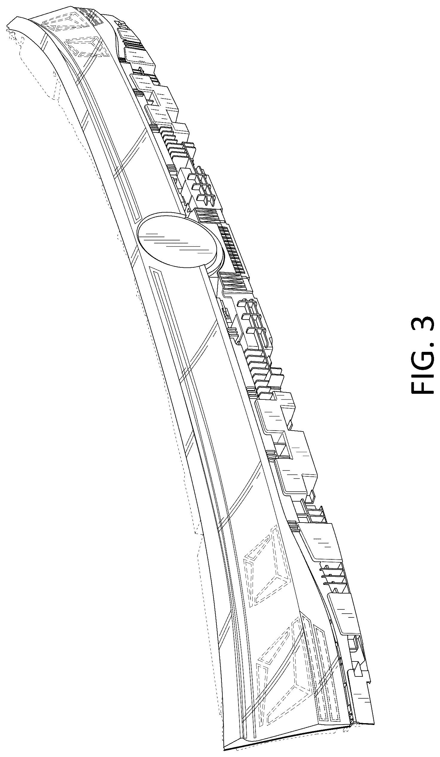Patent USD1078113 Figure 3 – Vehicle taillight