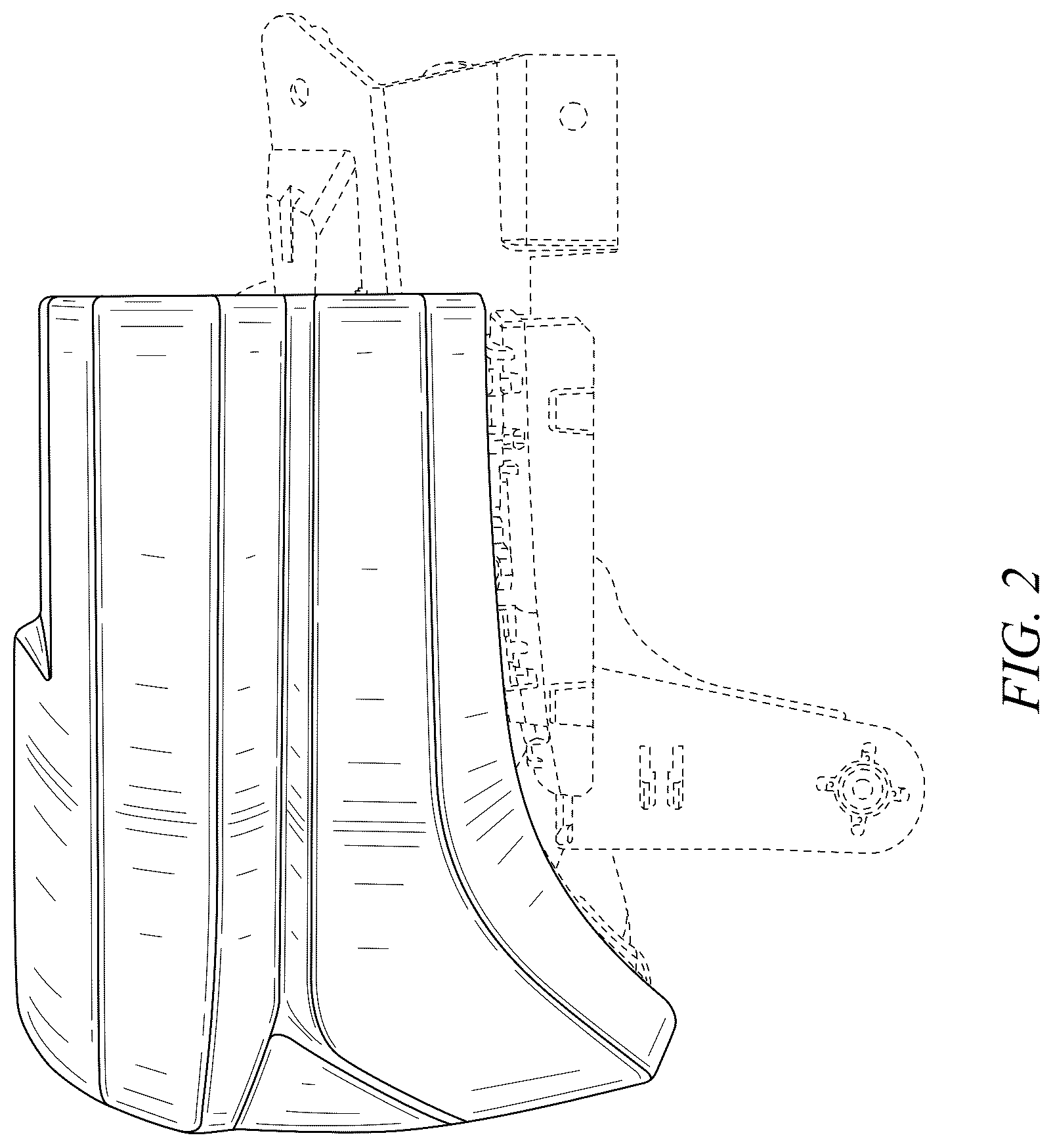 Patent USD1078114 Figure 2 – Vehicle taillamp