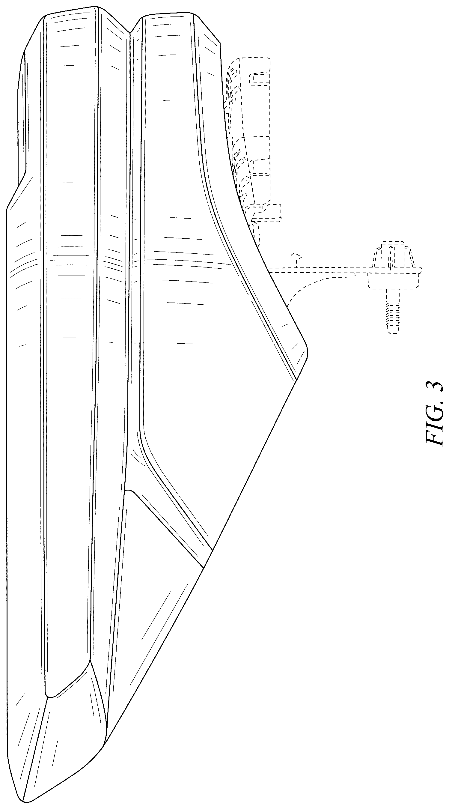 Patent USD1078114 Figure 3 – Vehicle taillamp